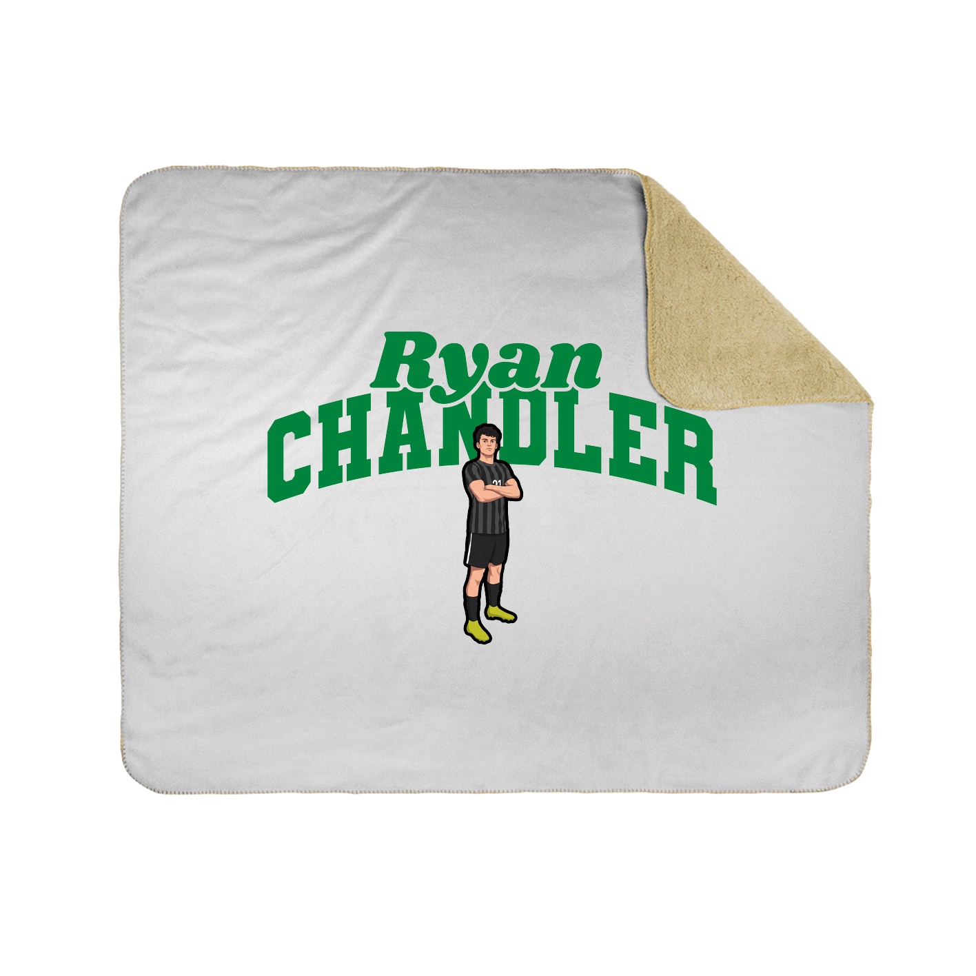Throw Blanket — Signature Arch in White