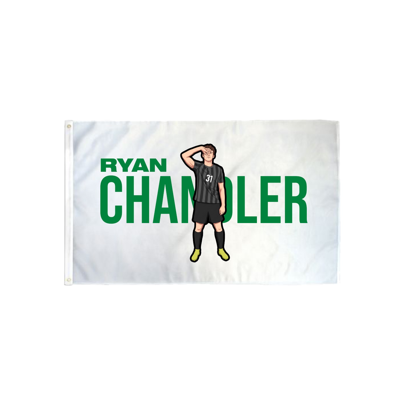 3x5 Flag — Player Name in Classic