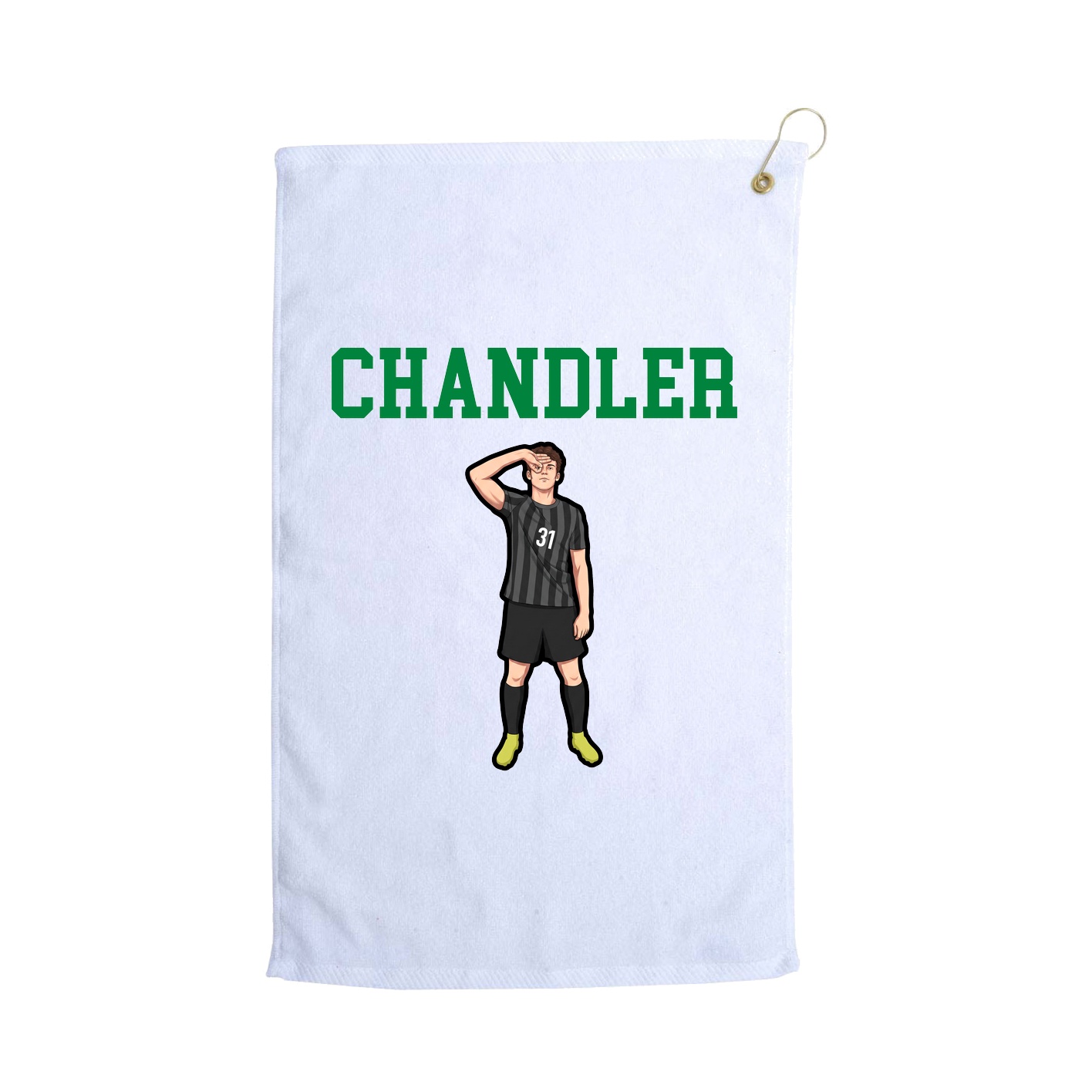 Golf Towel — Shirsey in White