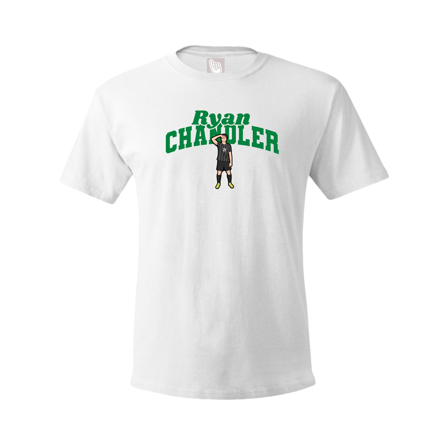 Youth Tee — Signature Arch in White