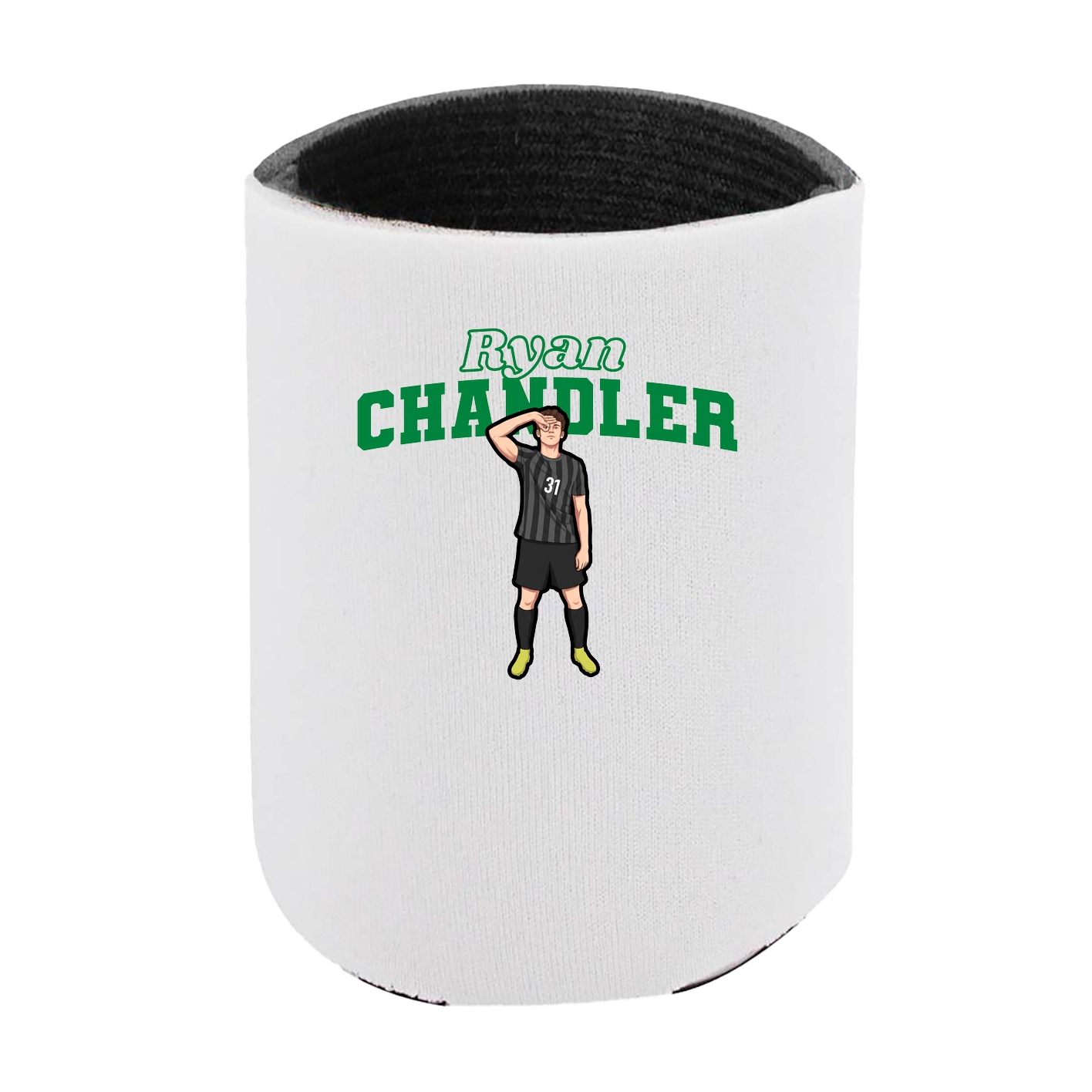 Can Holder — Name Arch in White