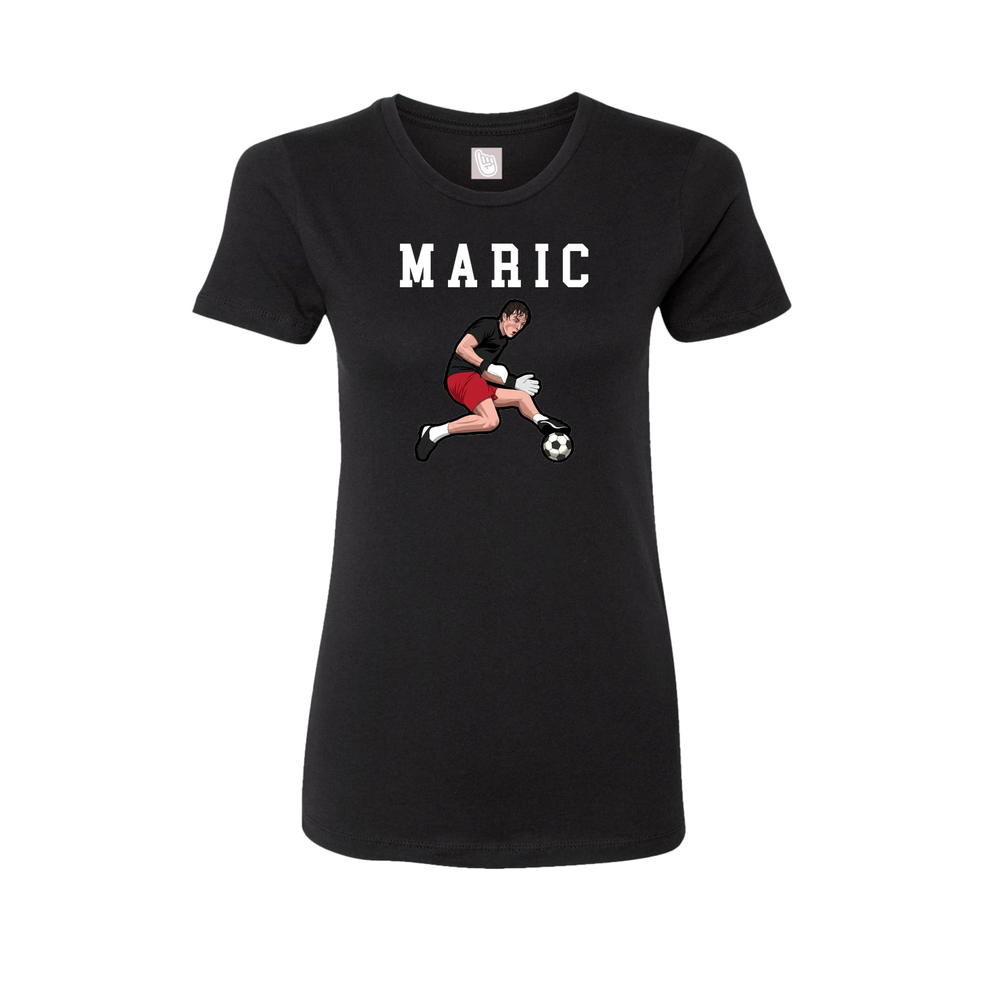 Fitted Women's Tee — Shirsey in Black