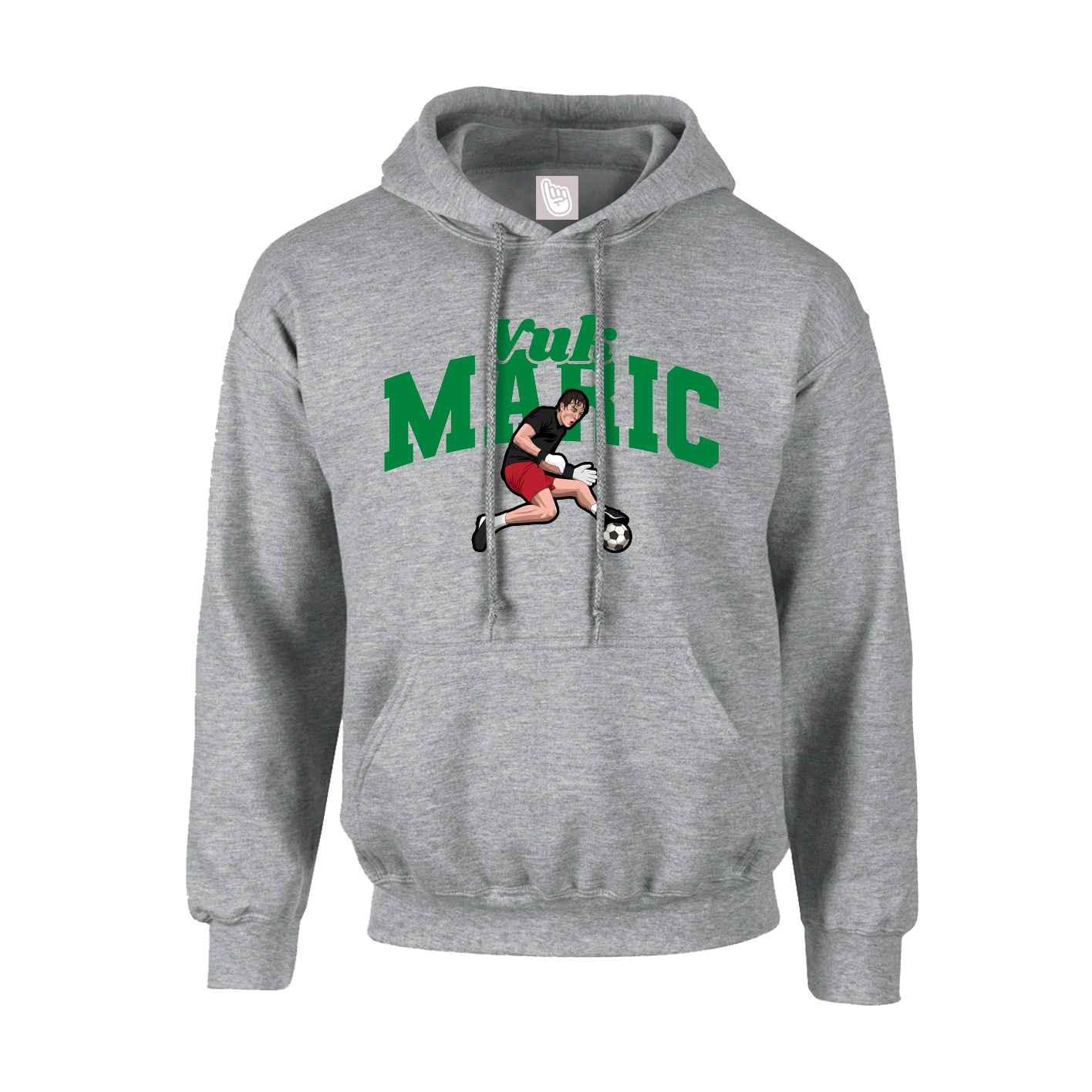 Hoodie — Signature Arch in Grey