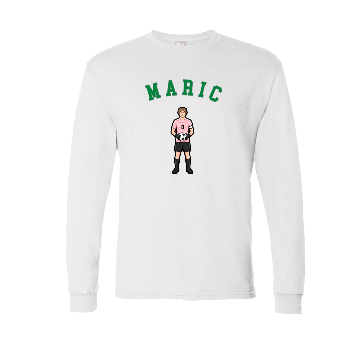 Long Sleeve Tee — Shirsey Arch in White