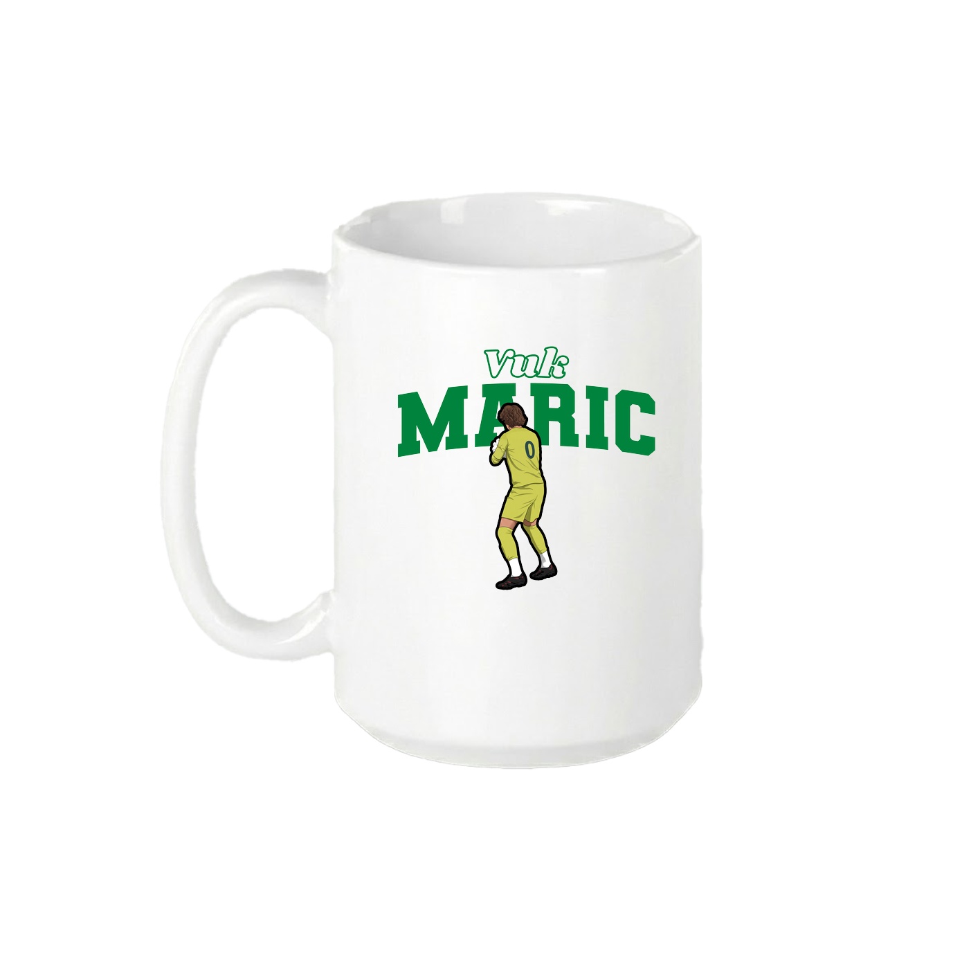 15oz Coffee Mug — Name Arch in White