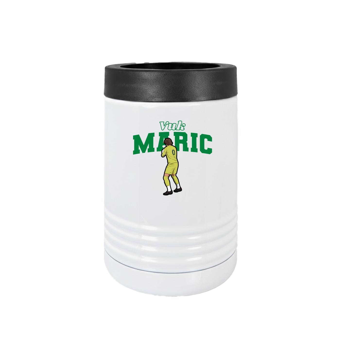 Beverage Holder — Name Arch in White