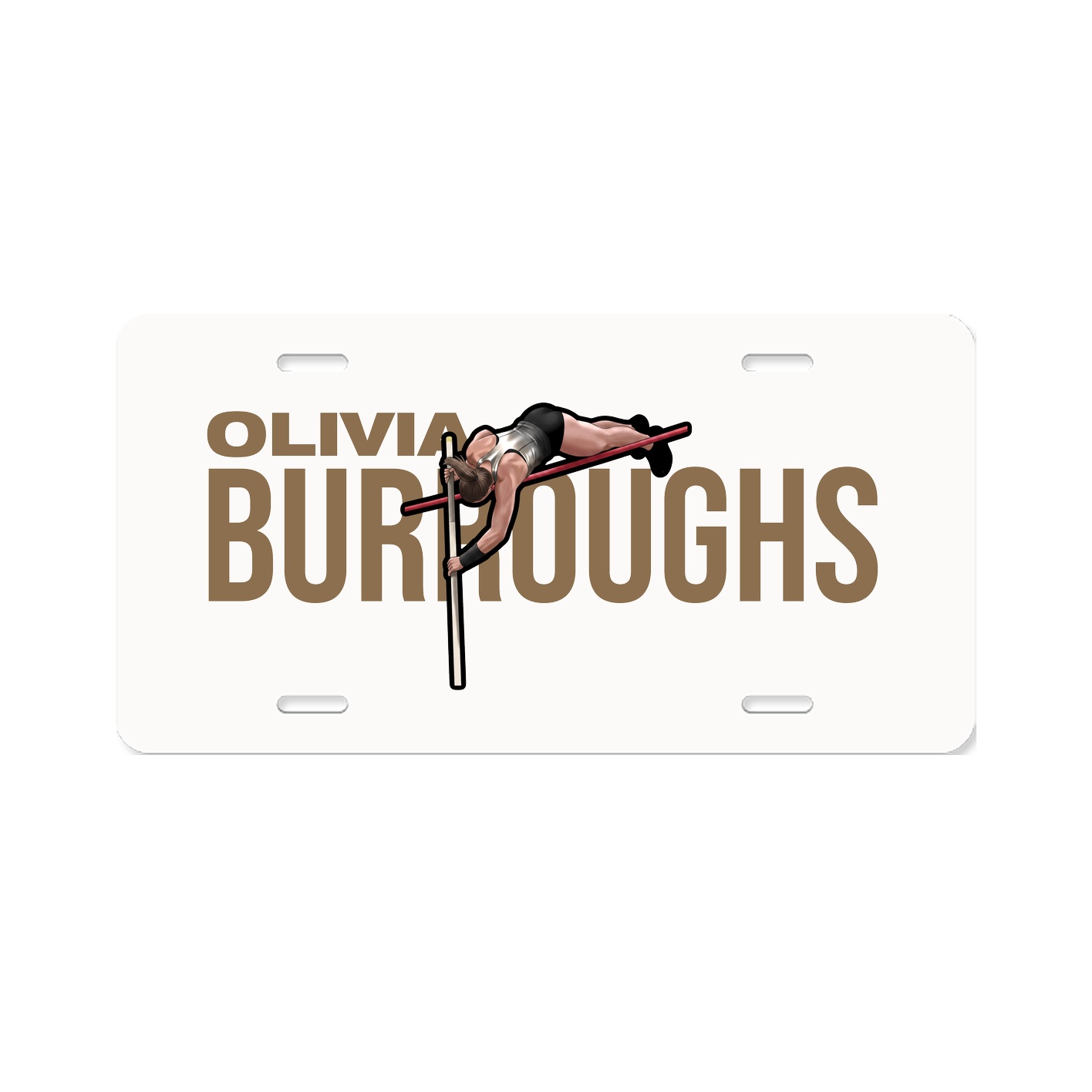 License Plate — Player Name in Classic