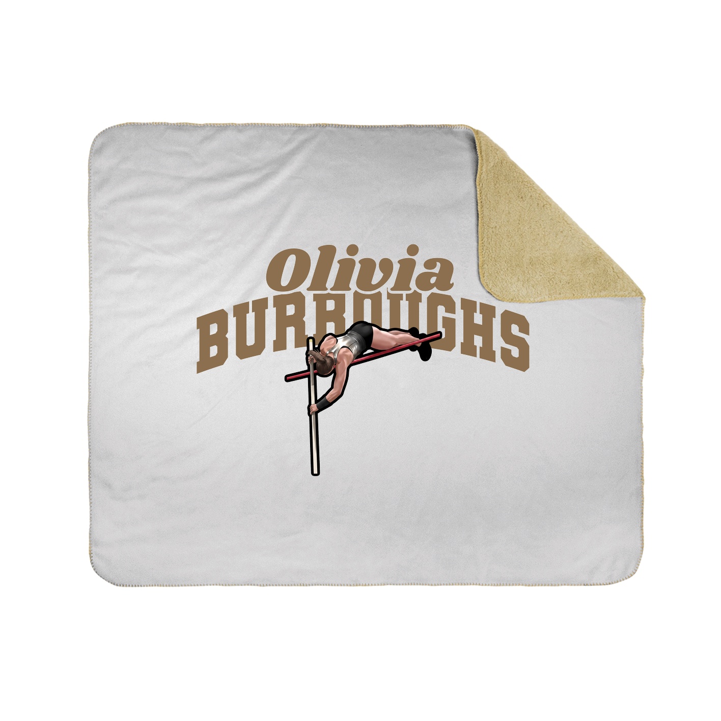 Throw Blanket — Signature Arch in White