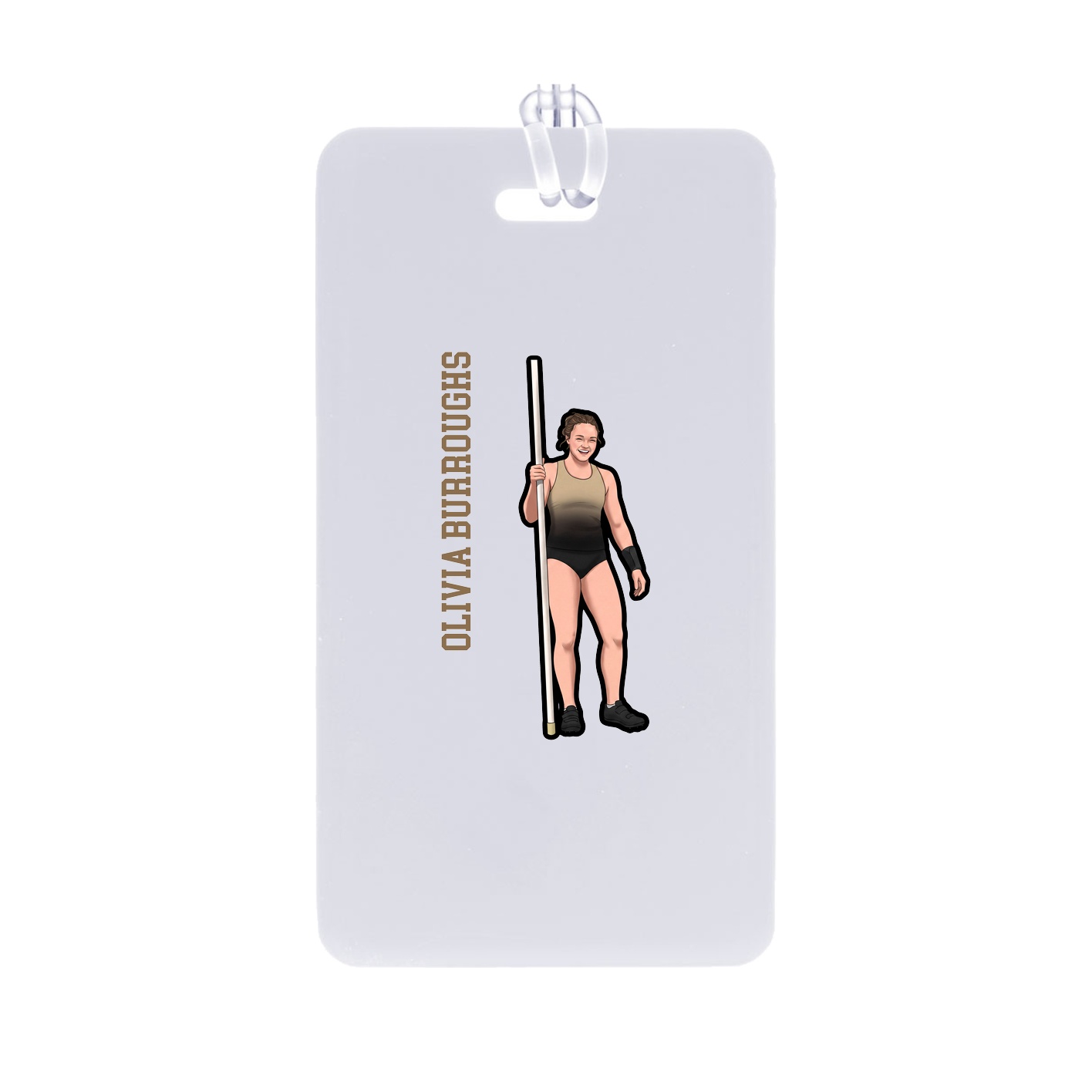 Bag Tag — Name Vertical in Classic