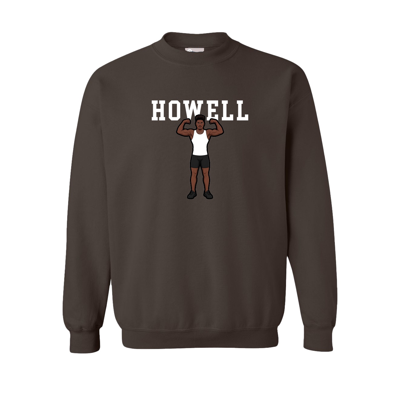 Fleece Crew — Shirsey in Brown
