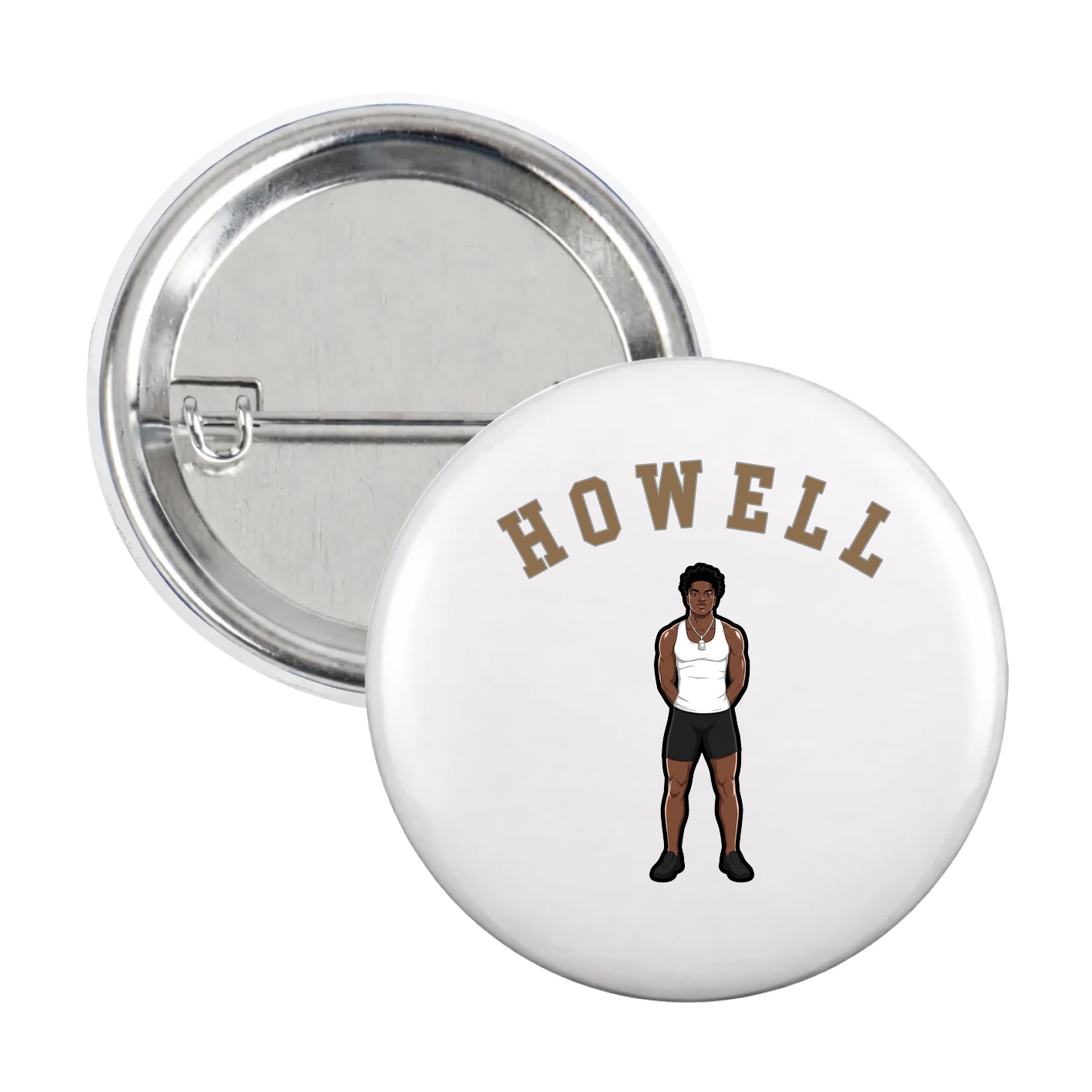 Game Day Button — Shirsey Arch in White