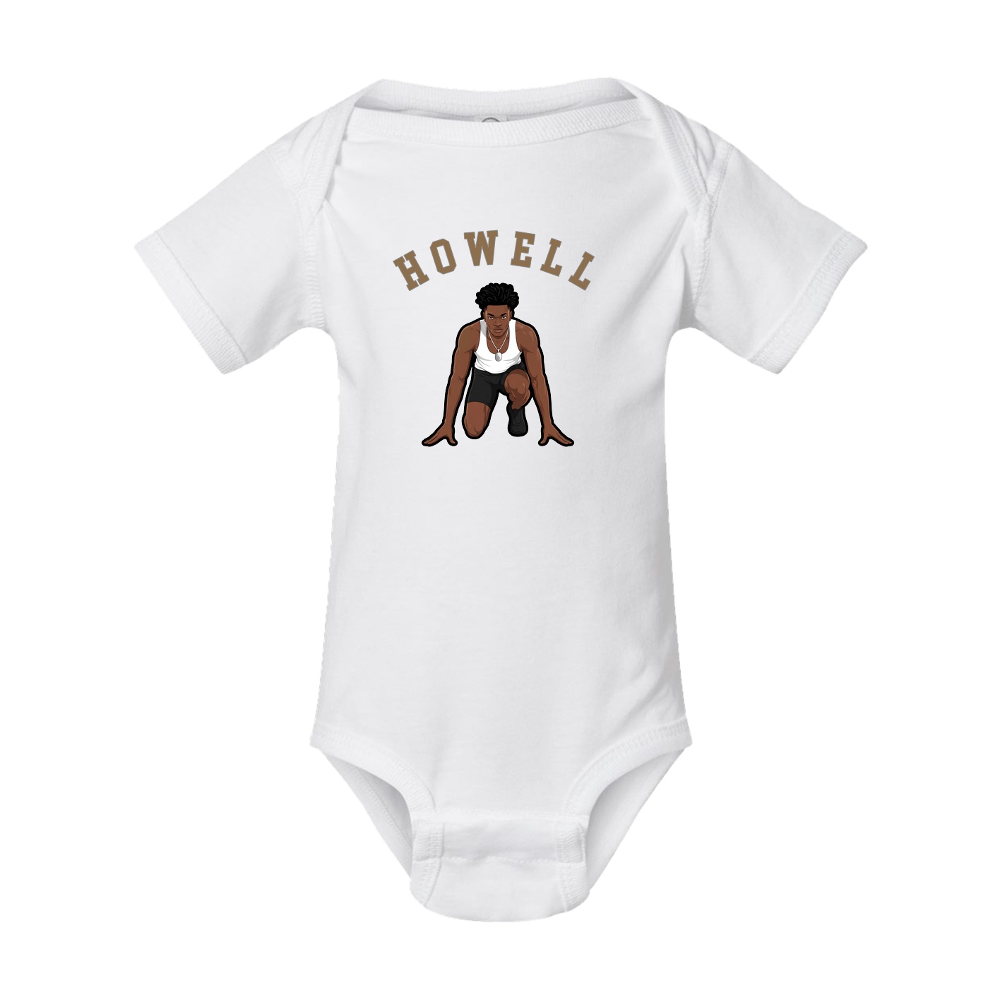 Baby Onesie — Shirsey Arch in White