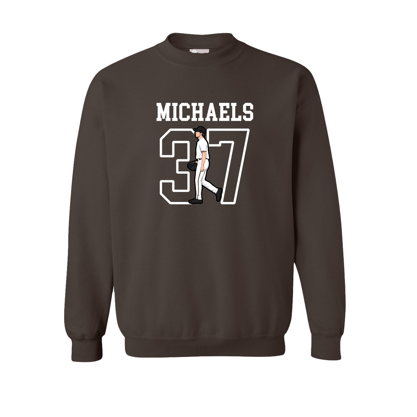 Fleece Crew — Shirsey in Brown