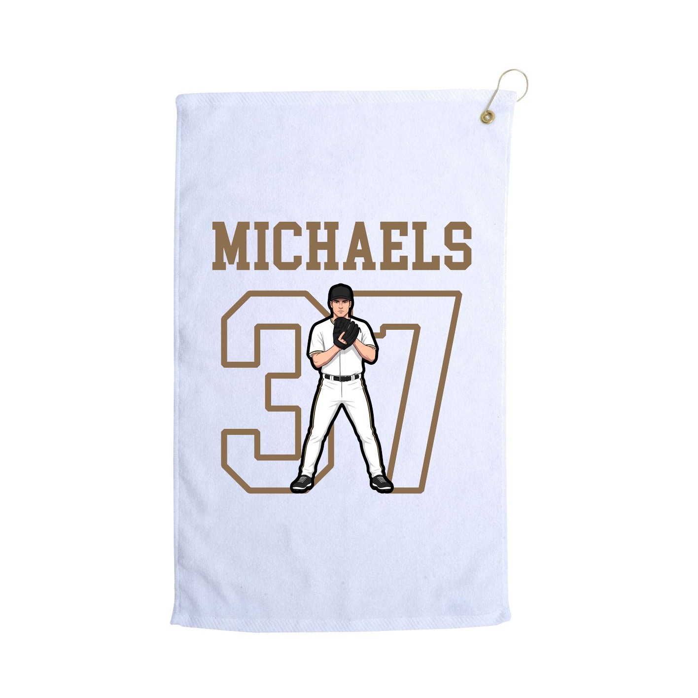 Golf Towel — Shirsey in White