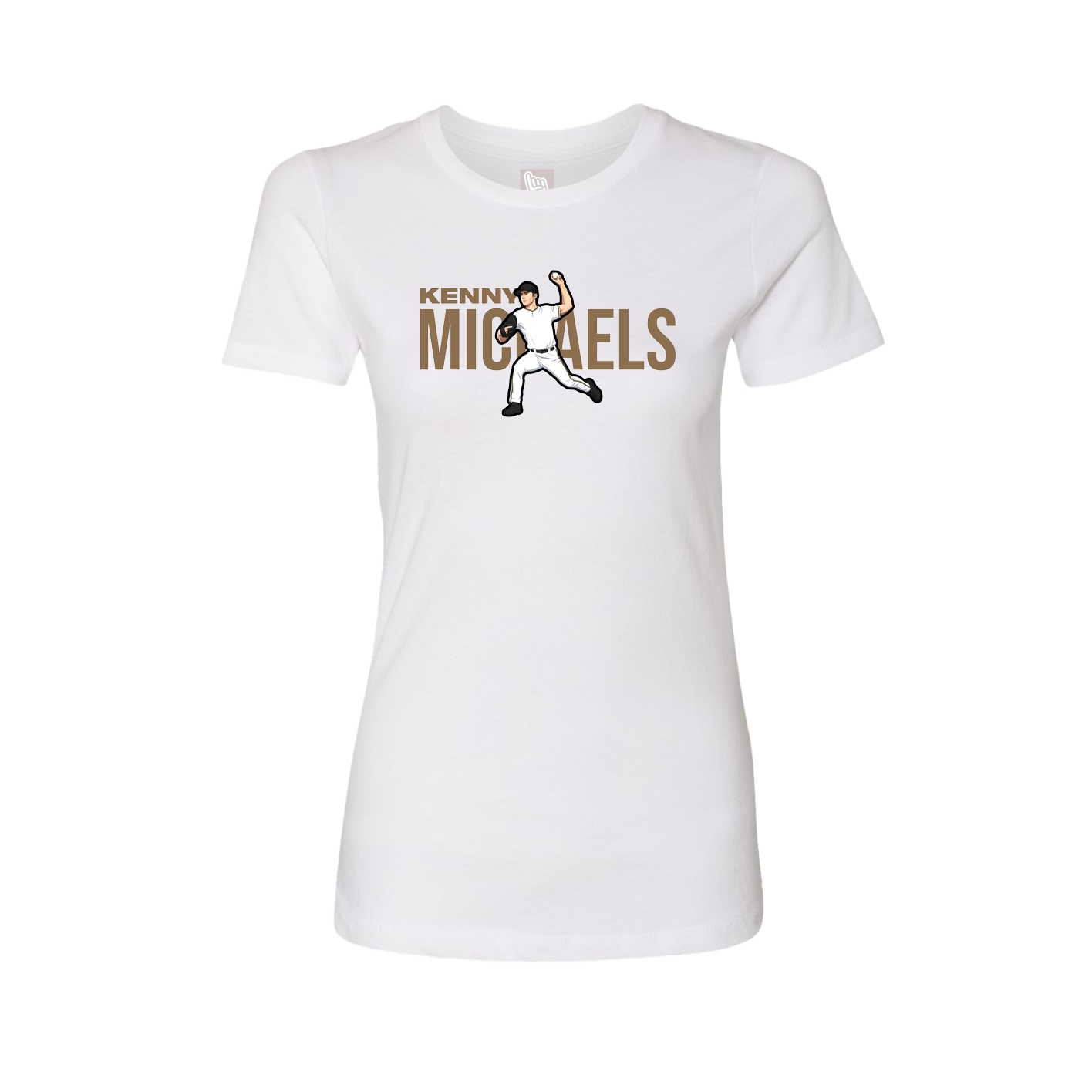 Womens Tee — Player Name in White