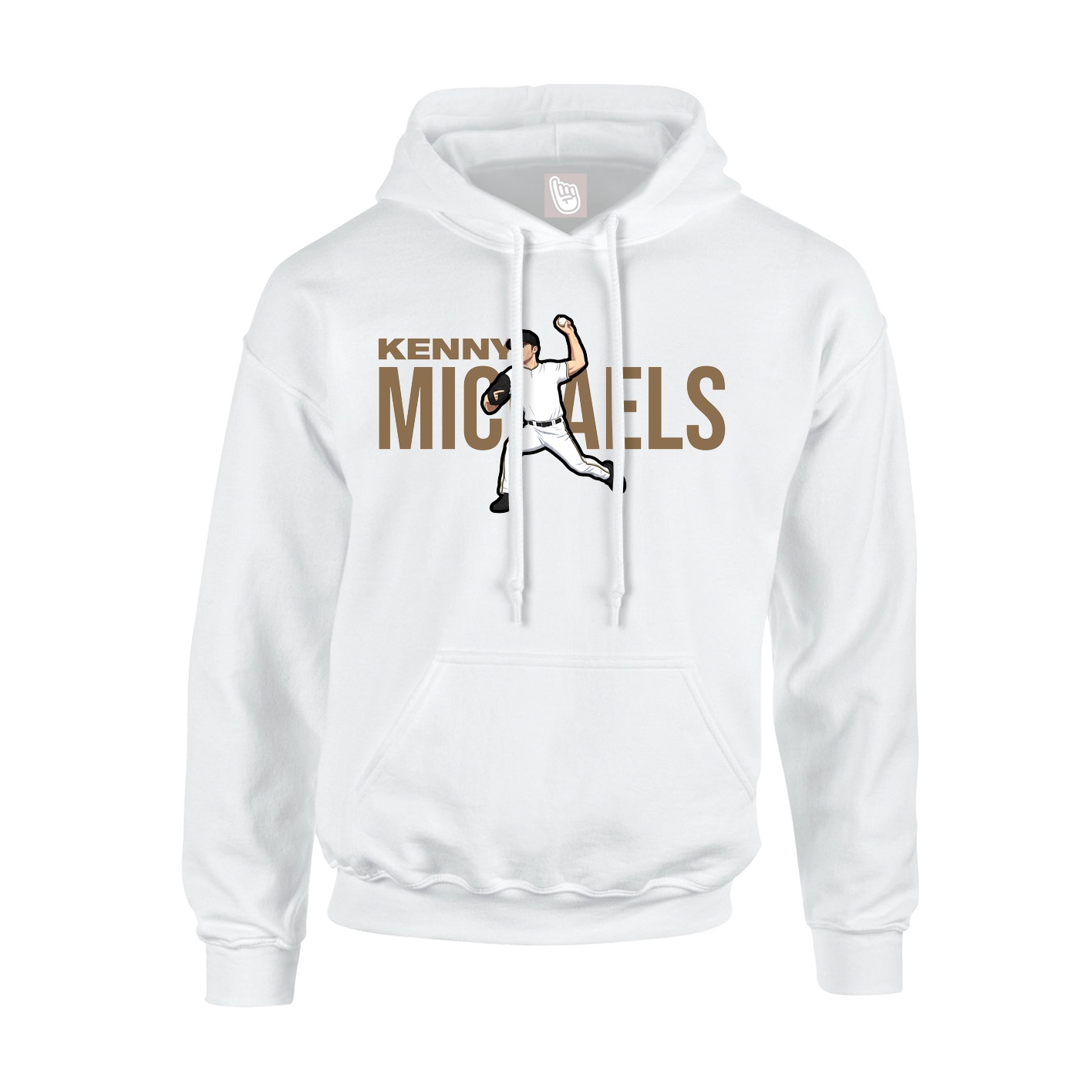 Youth Hoodie — Player Name in White