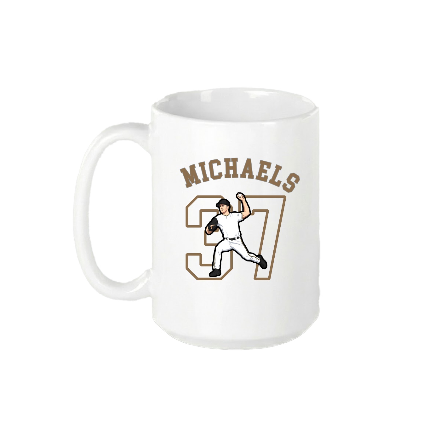 15oz Coffee Mug — Shirsey Arch in White