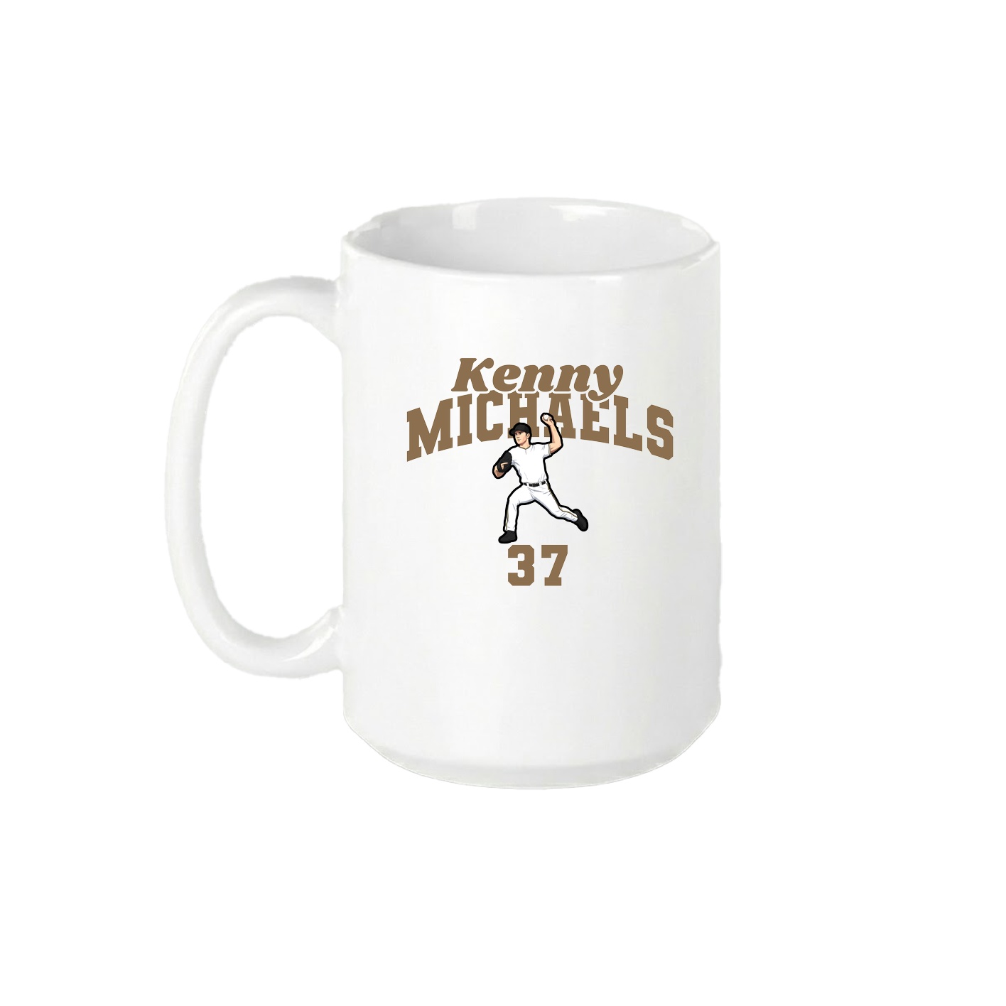 15oz Coffee Mug — Signature Arch in White
