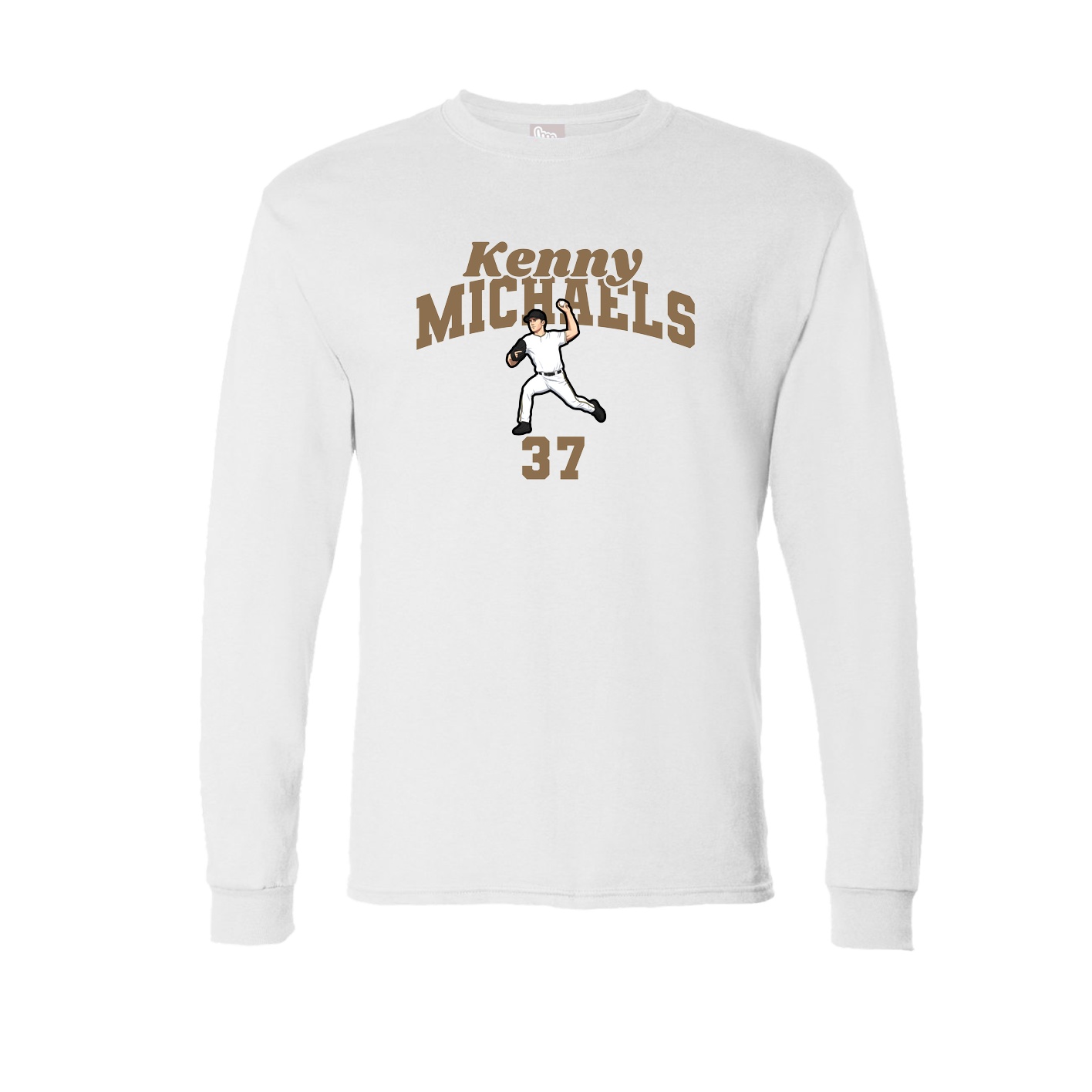 Long Sleeve Tee — Signature Arch in White