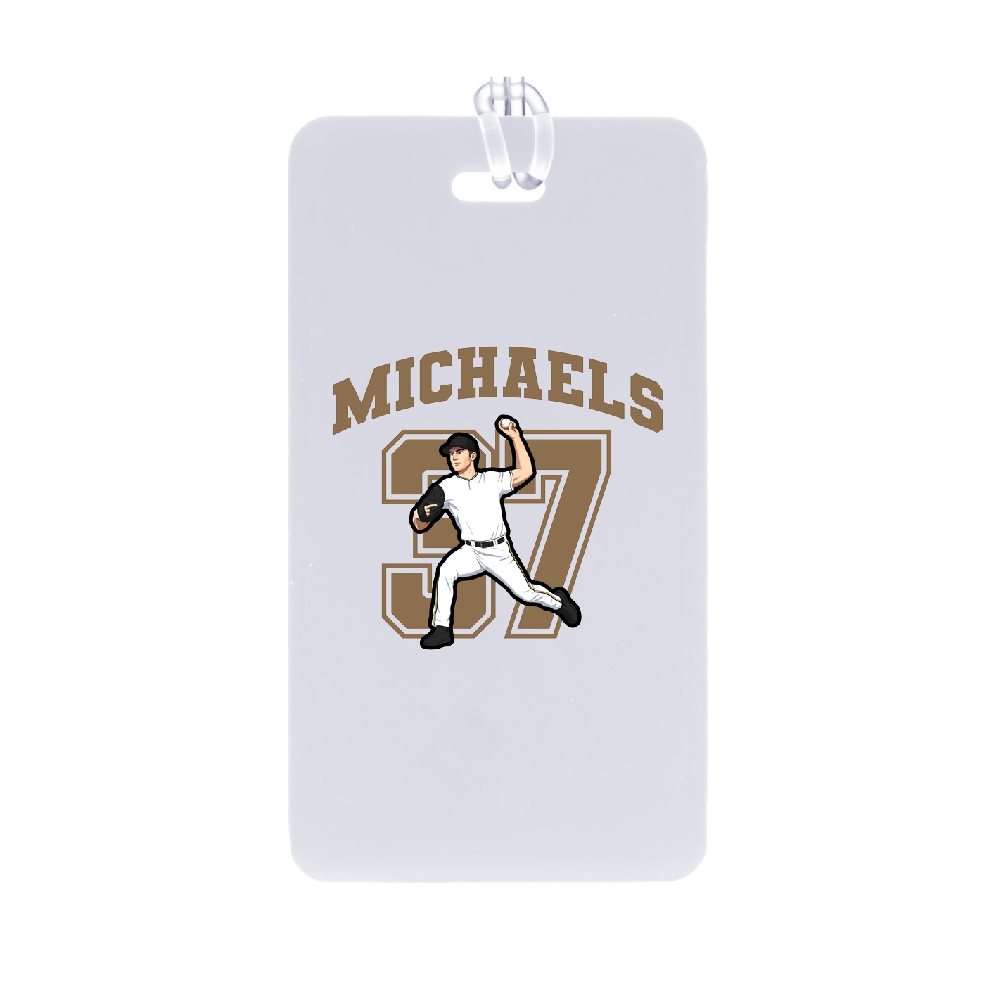 Bag Tag — Number in Classic