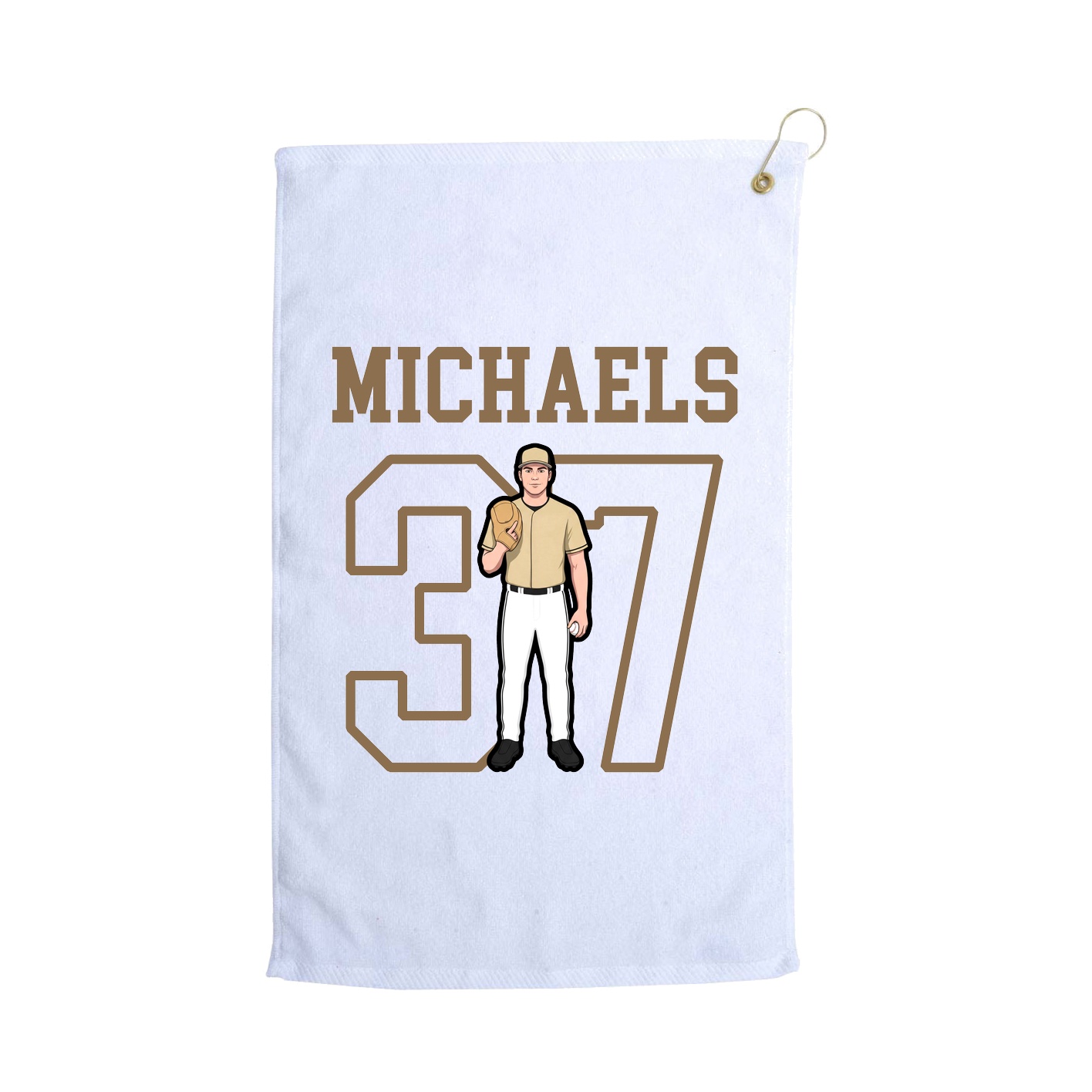 Golf Towel — Shirsey in White