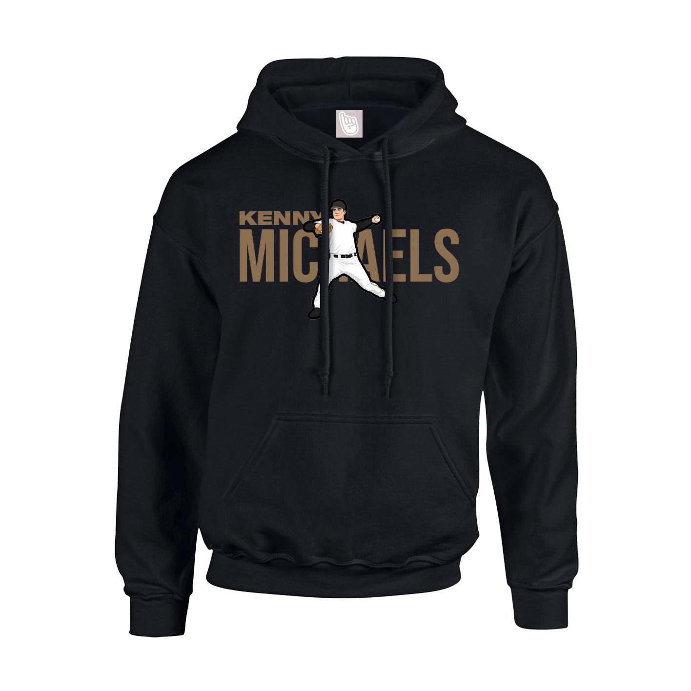 Youth Hoodie — Player Name in Black