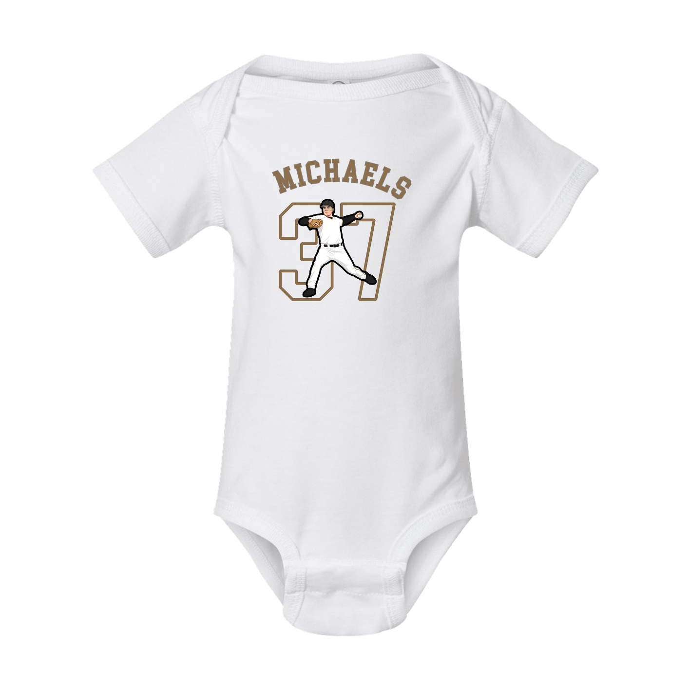 Baby Onesie — Shirsey Arch in White