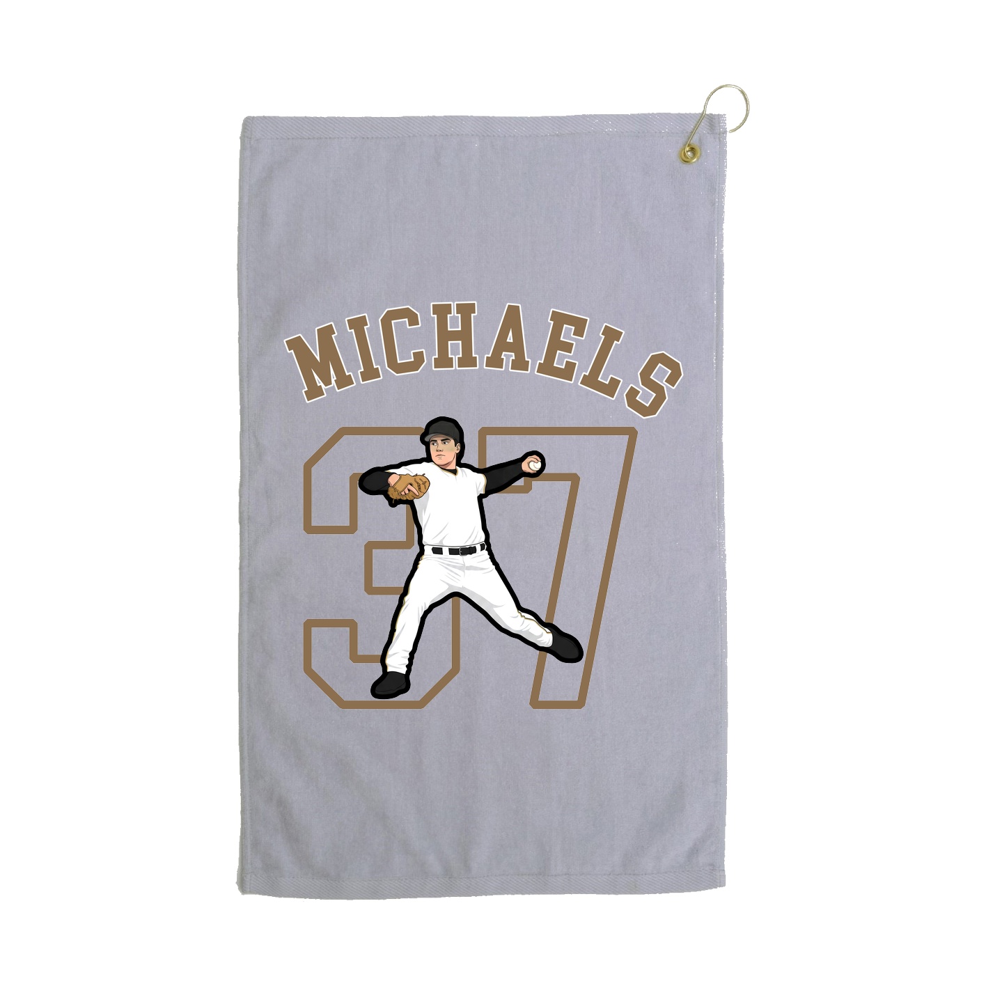 Golf Towel — Shirsey Arch in Grey
