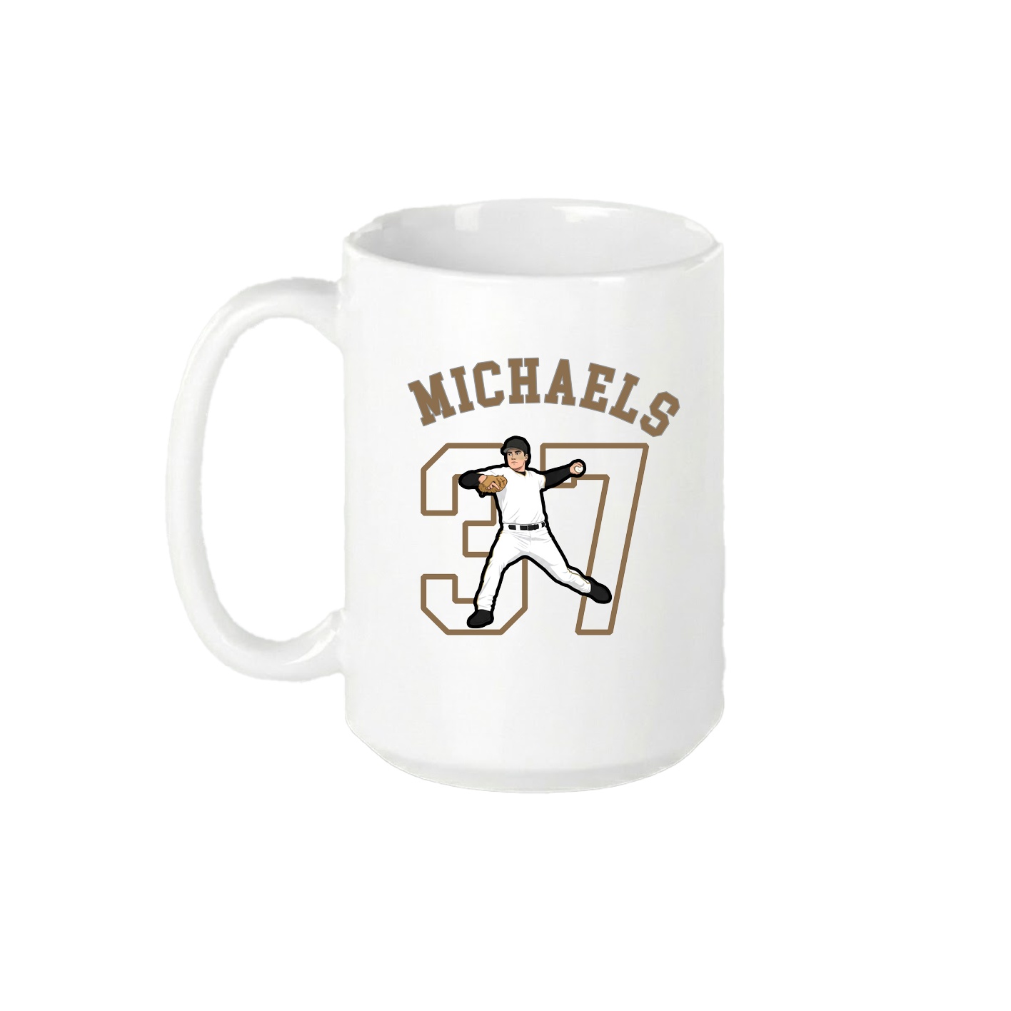 15oz Coffee Mug — Shirsey Arch in White