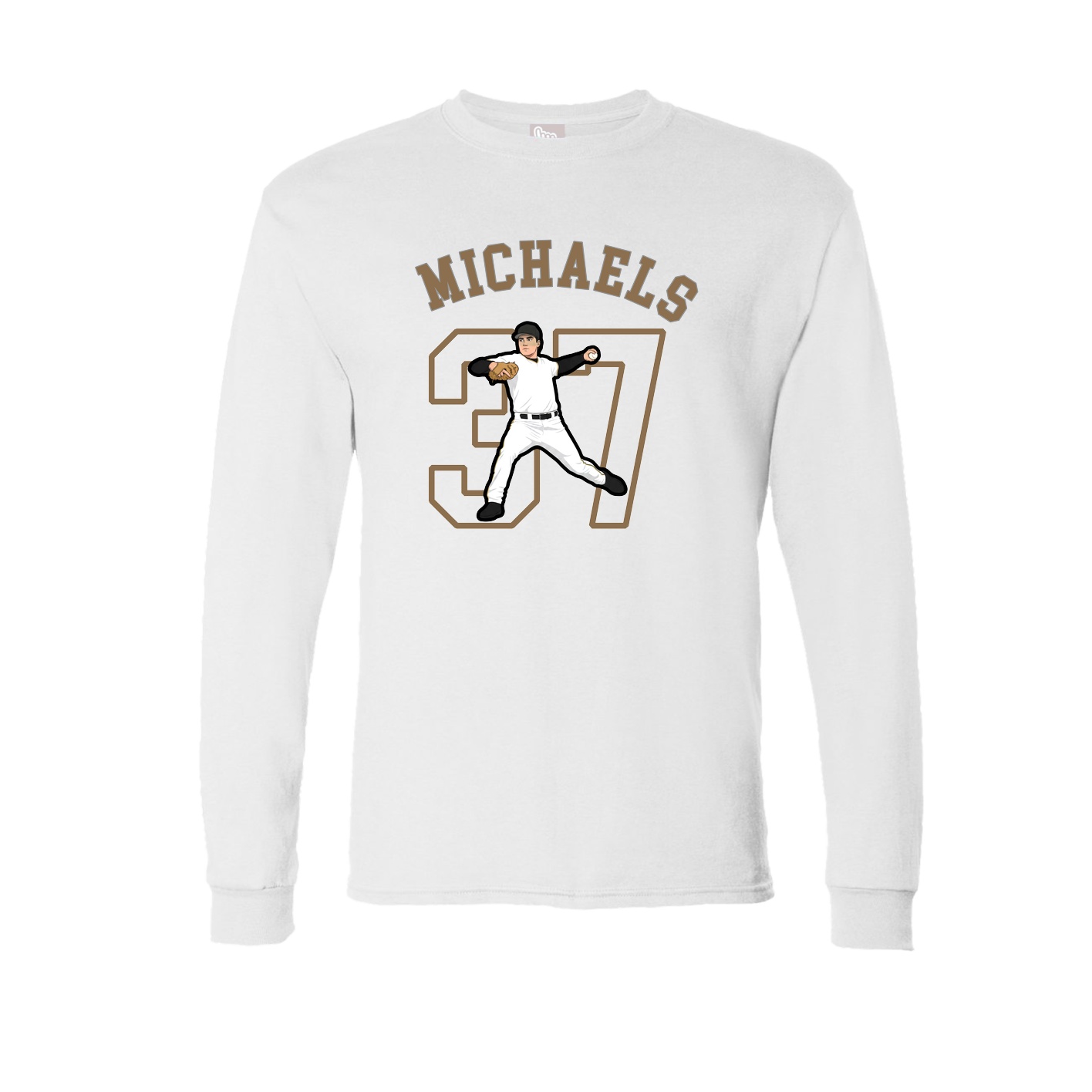 Long Sleeve Tee — Shirsey Arch in White