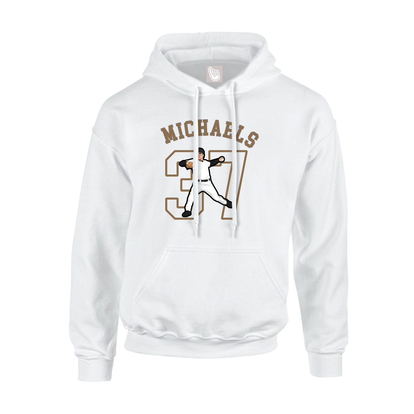 Hoodie — Shirsey Arch in White