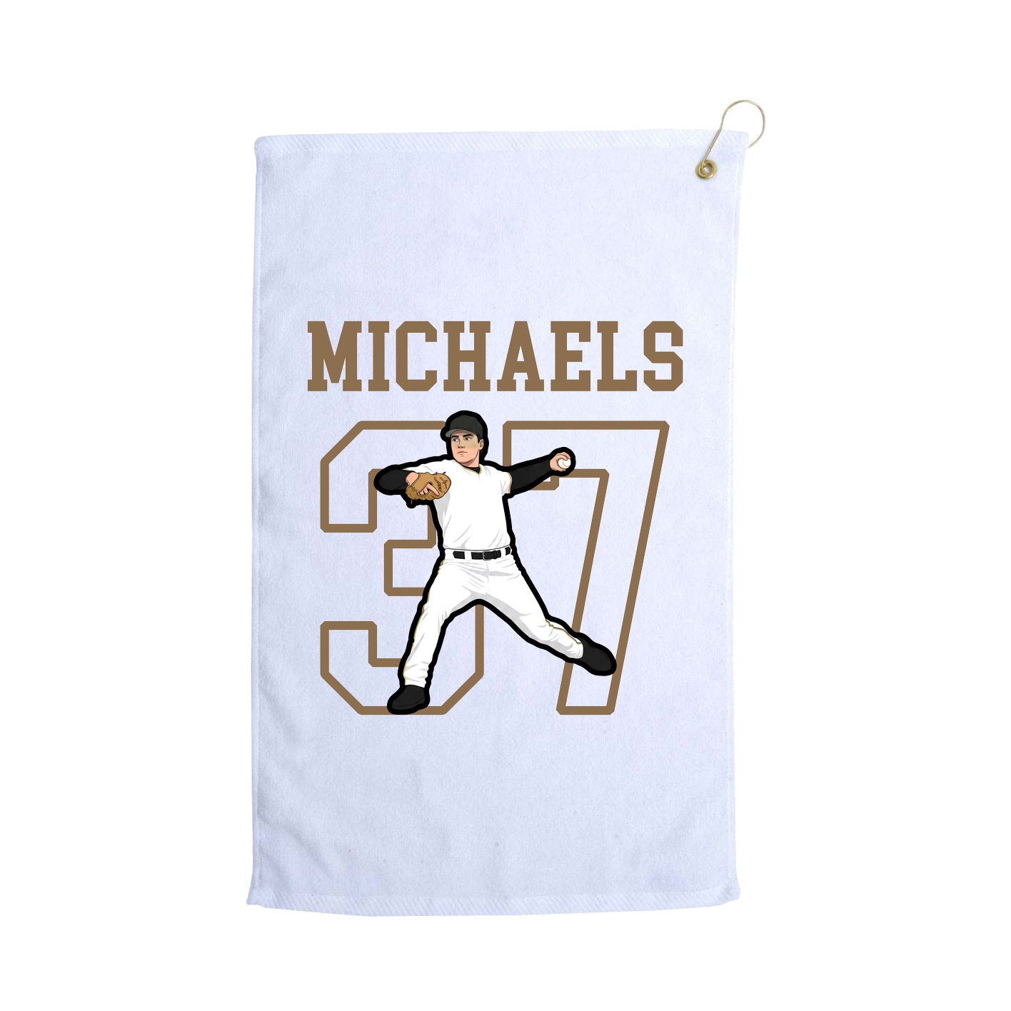 Golf Towel — Shirsey in White
