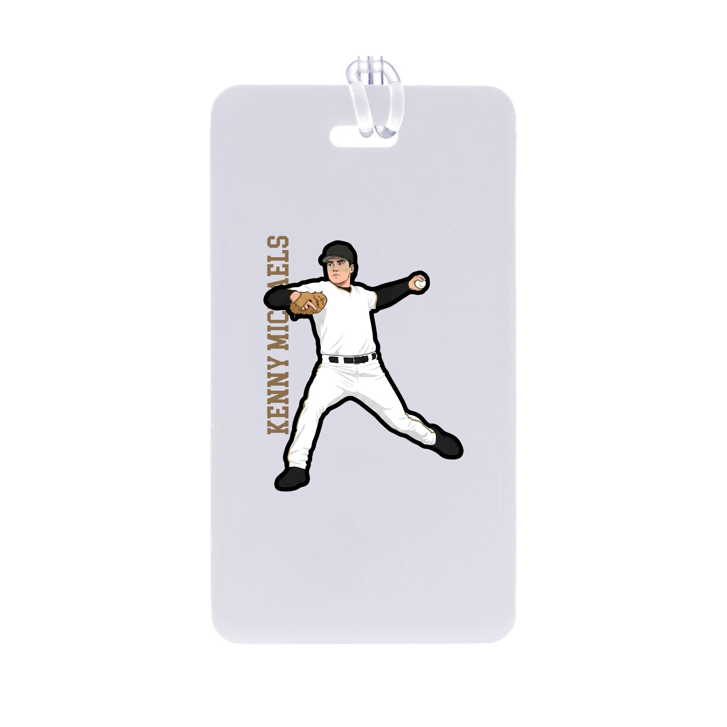 Bag Tag — Name Vertical in Classic