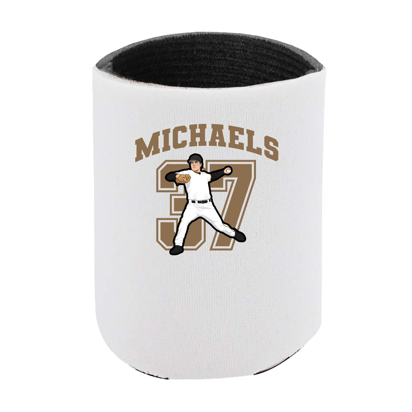 Can Holder — Number in White