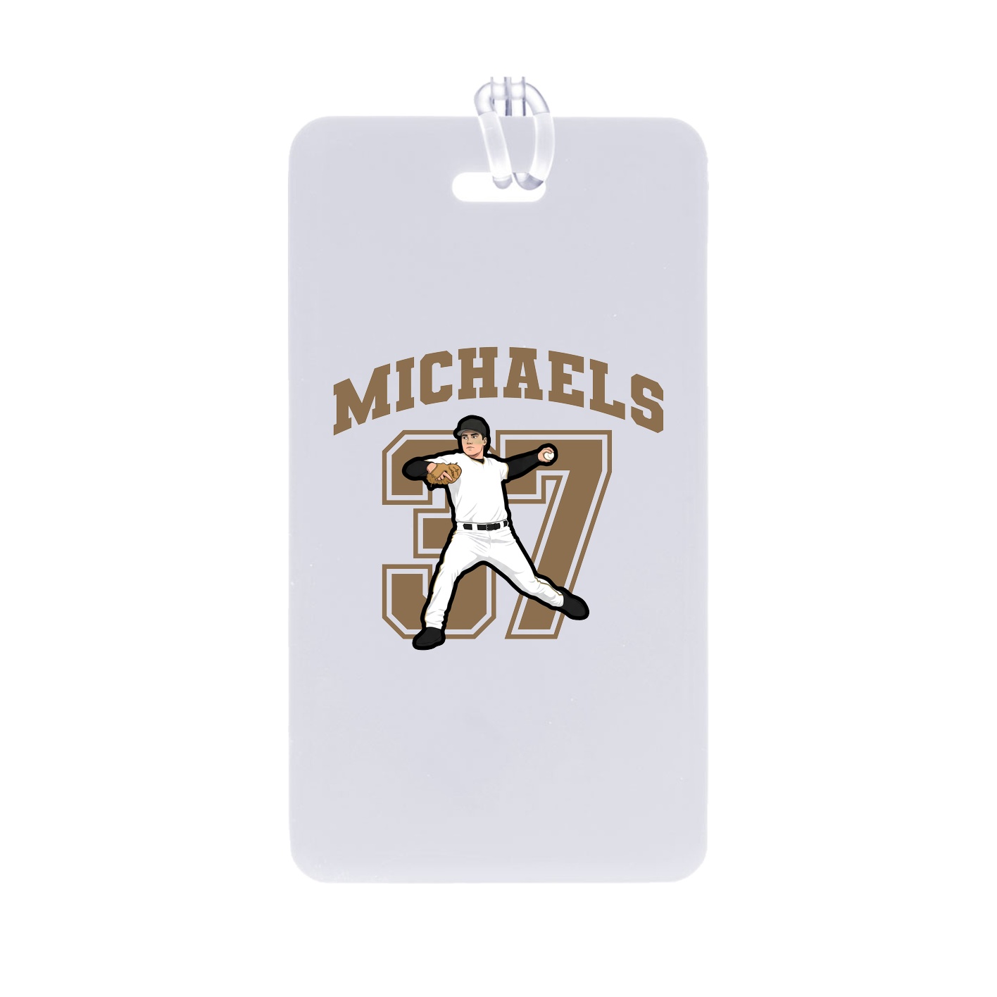 Bag Tag — Number in Classic