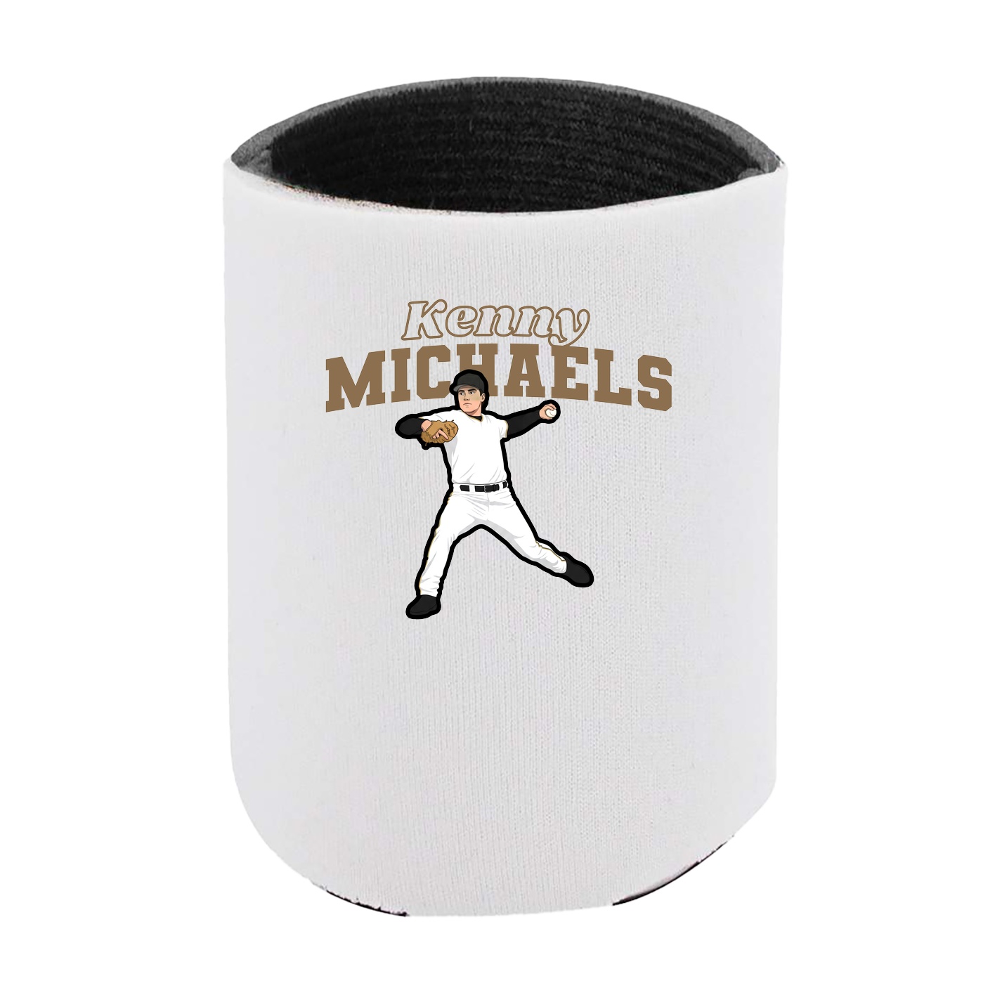 Can Holder — Name Arch in White