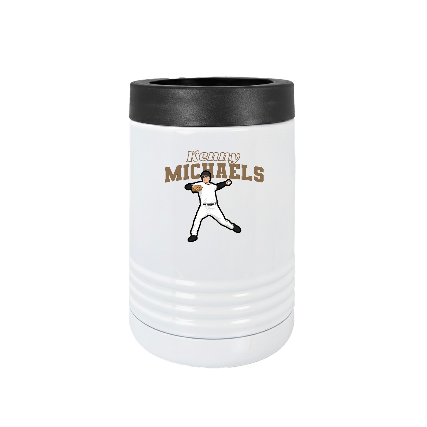 Beverage Holder — Name Arch in White