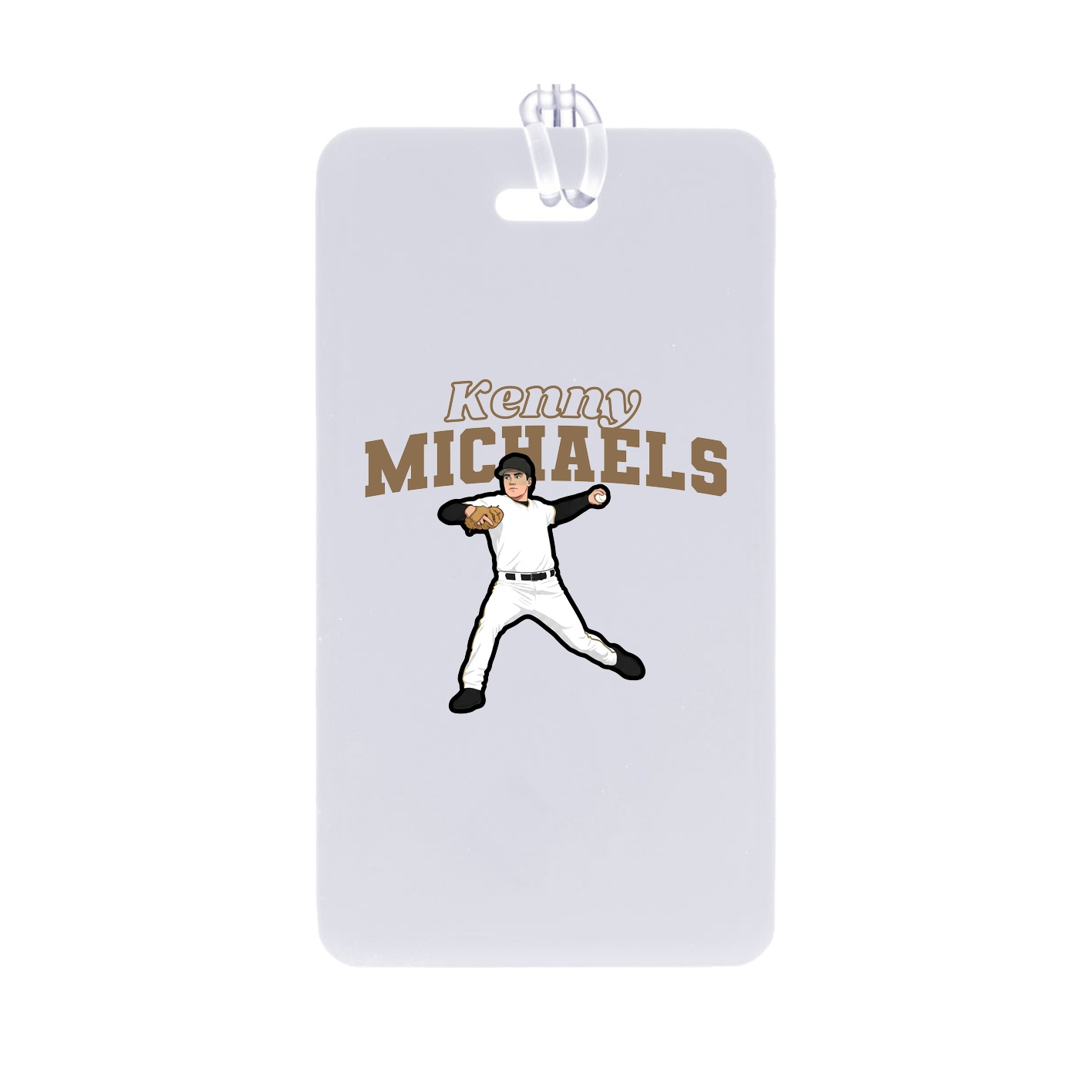 Bag Tag — Name Arch in Classic