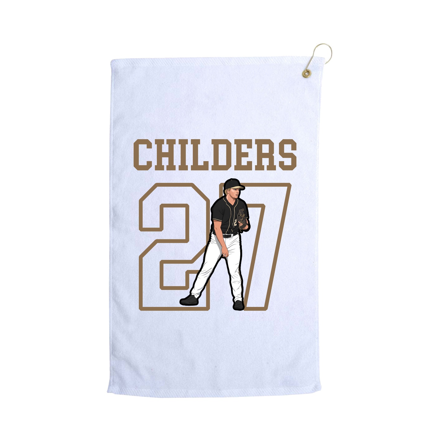 Golf Towel — Shirsey in White