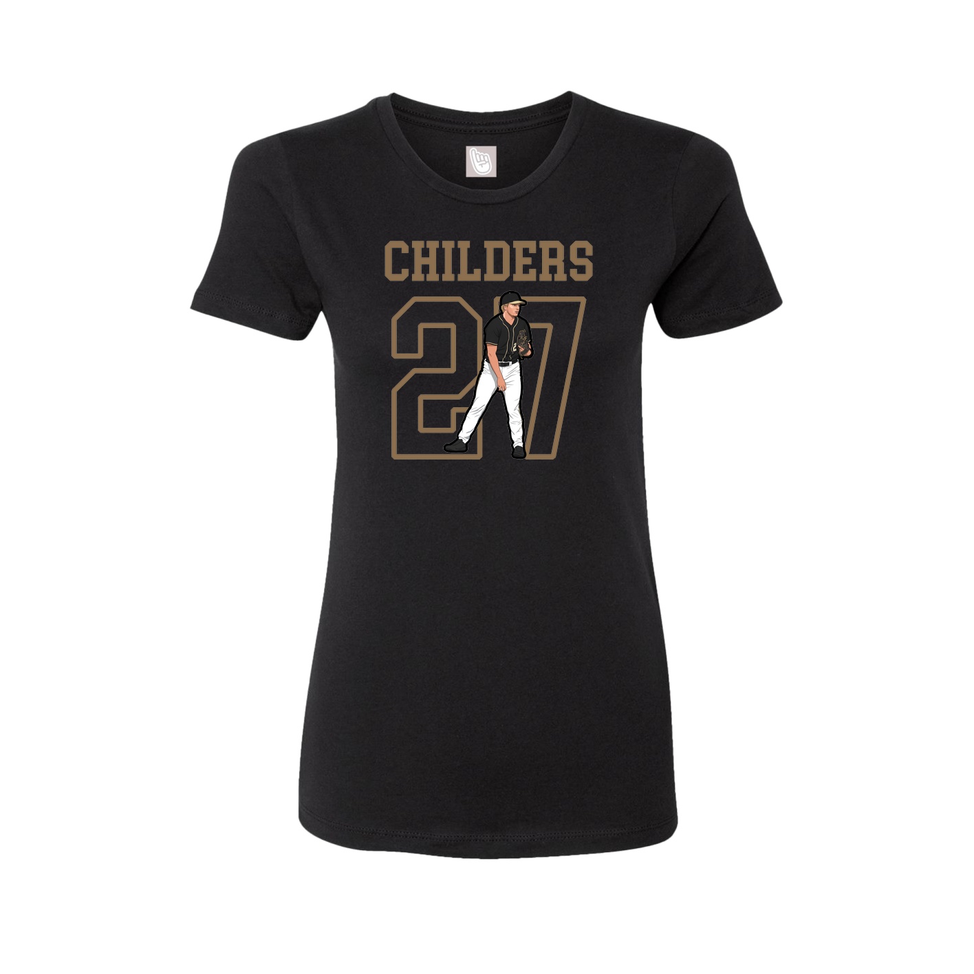 Fitted Women's Tee — Shirsey in Black
