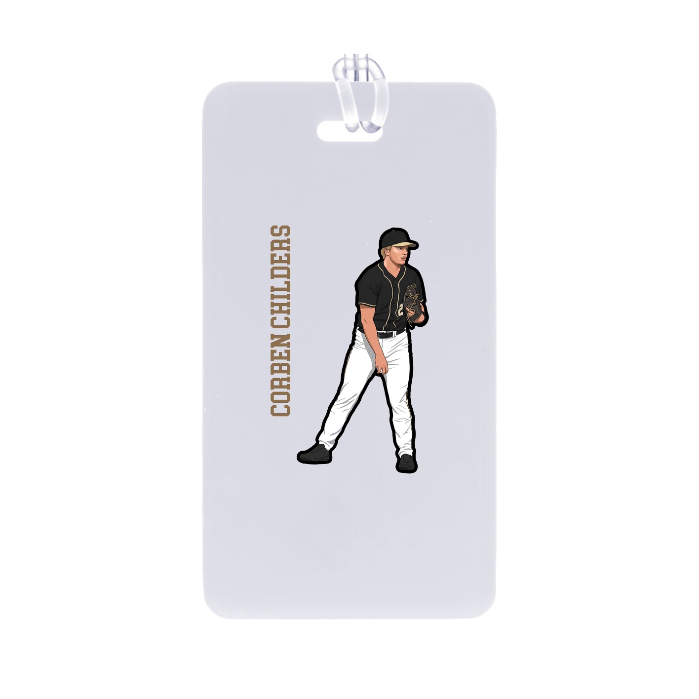 Bag Tag — Name Vertical in Classic