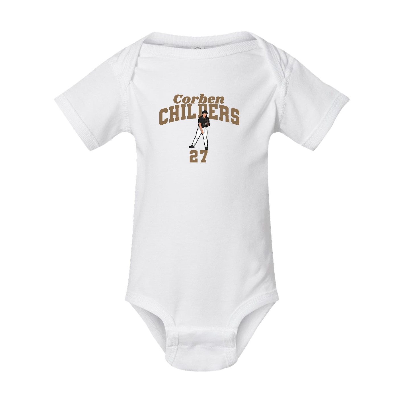Baby Onesie — Signature Arch in White