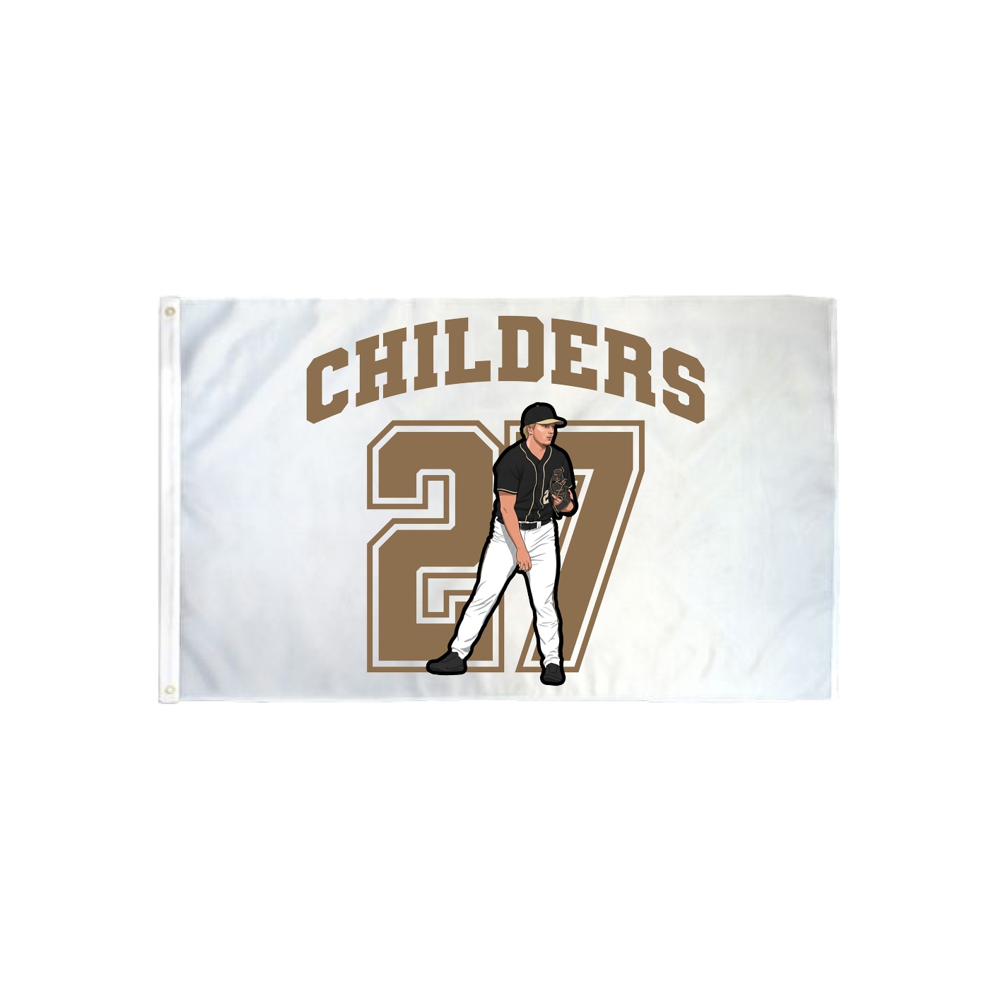 3x5 Flag — Number in Classic