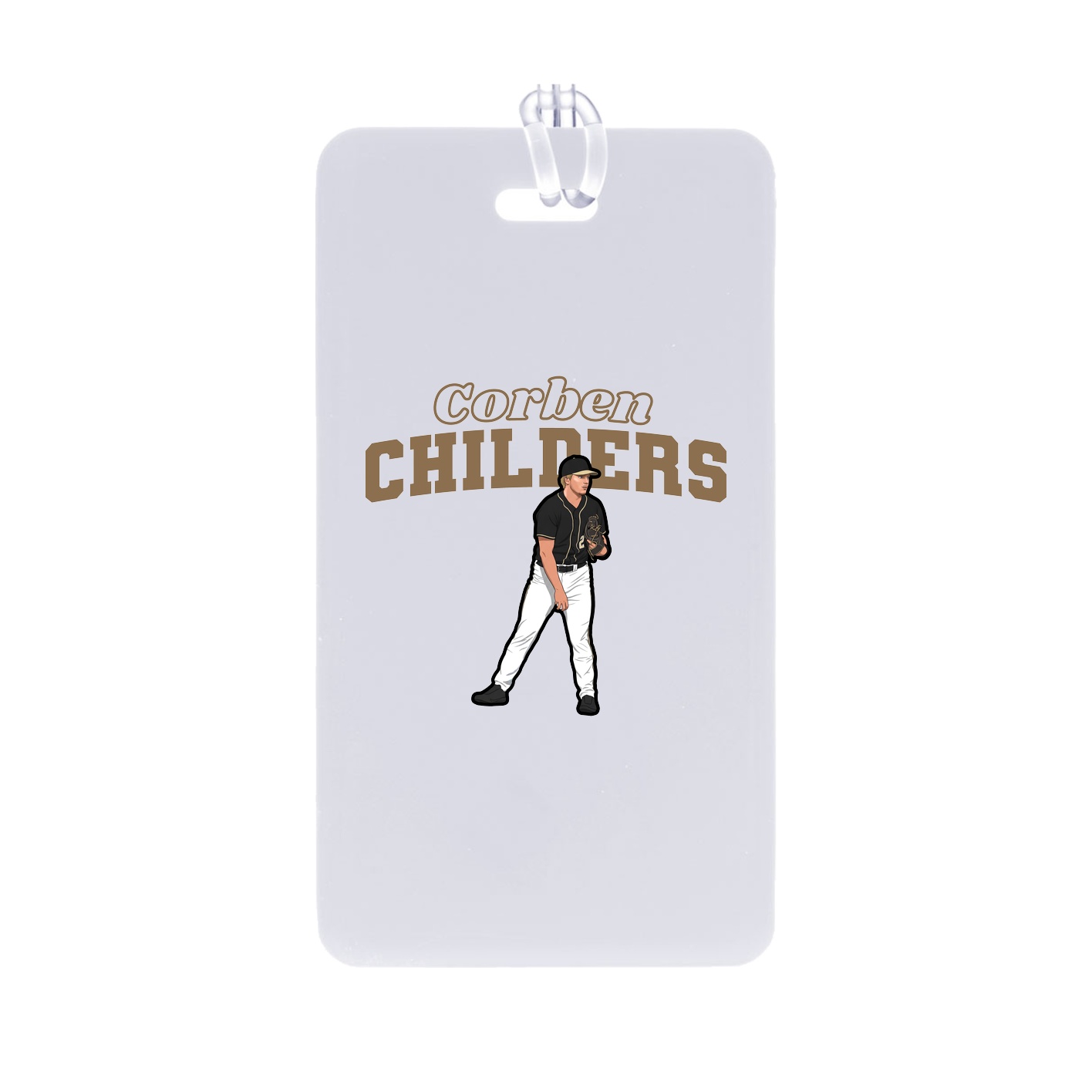 Bag Tag — Name Arch in Classic