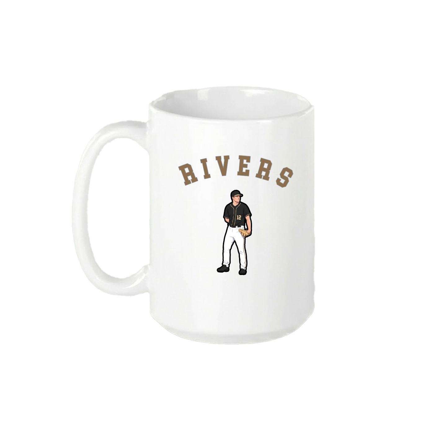 15oz Coffee Mug — Shirsey Arch in White