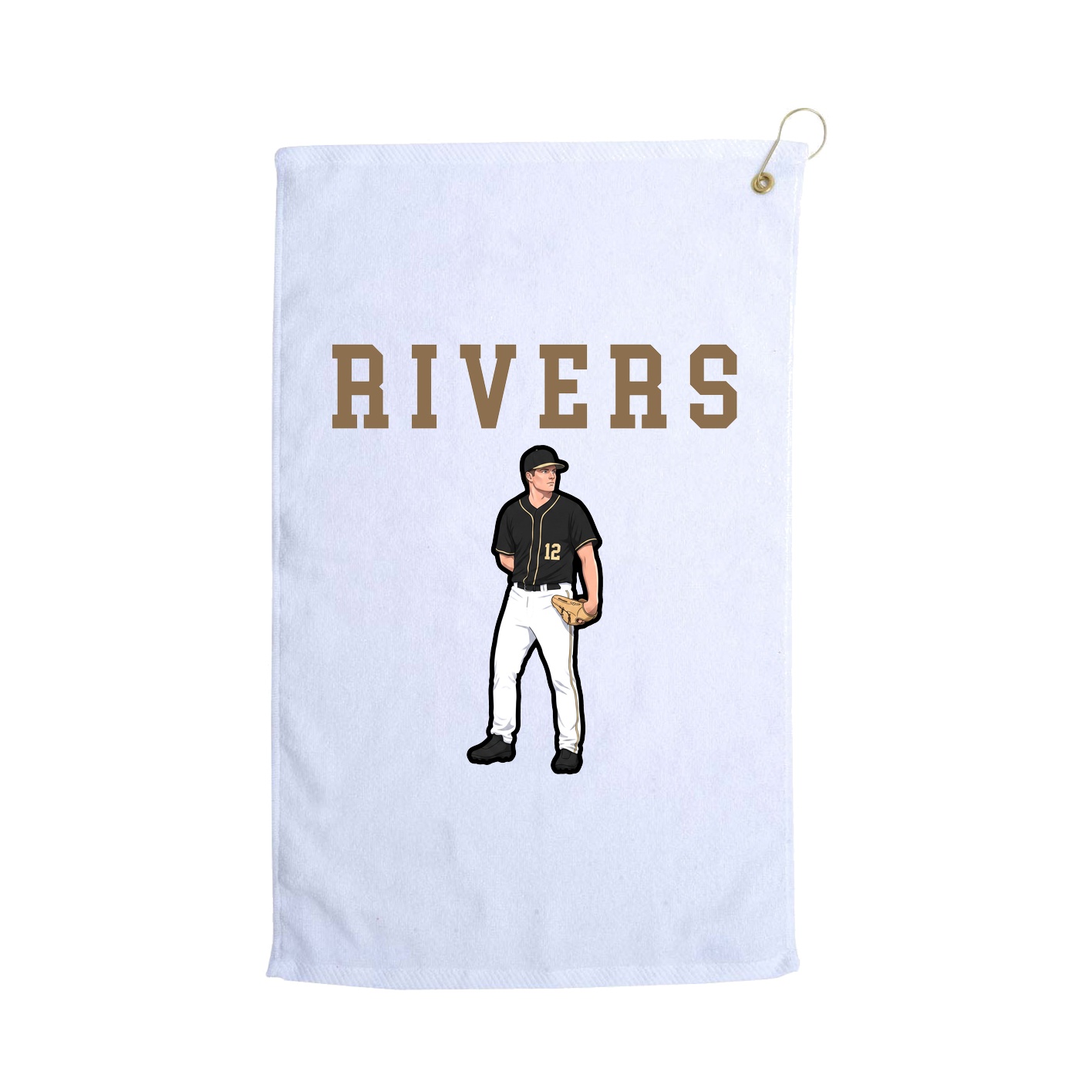 Golf Towel — Shirsey in White