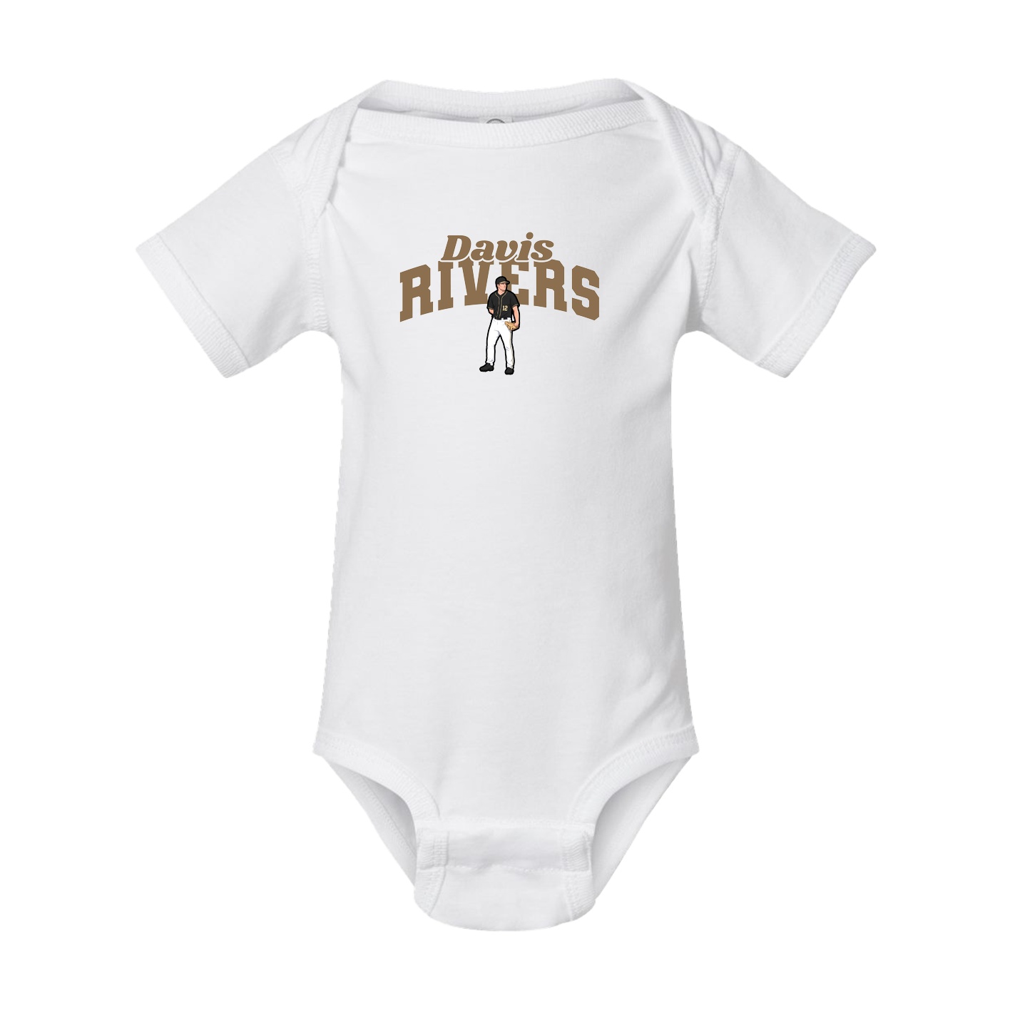 Baby Onesie — Signature Arch in White