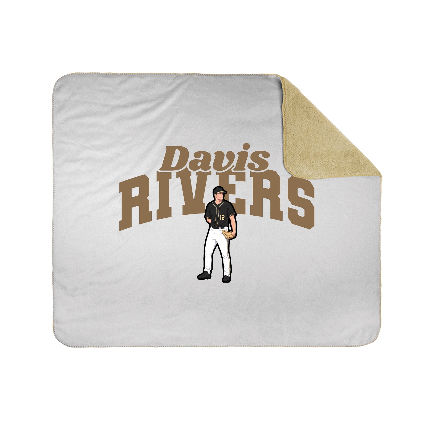 Throw Blanket — Signature Arch in White