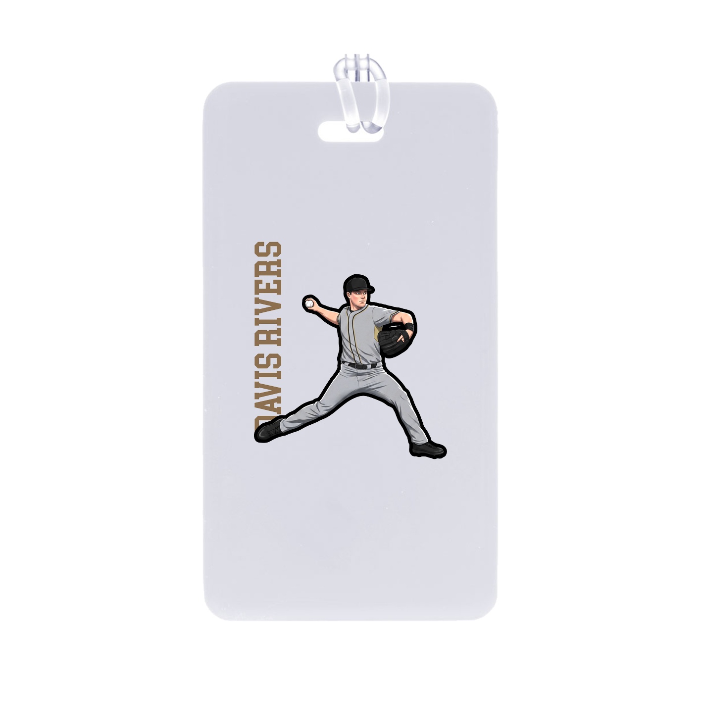 Bag Tag — Name Vertical in Classic