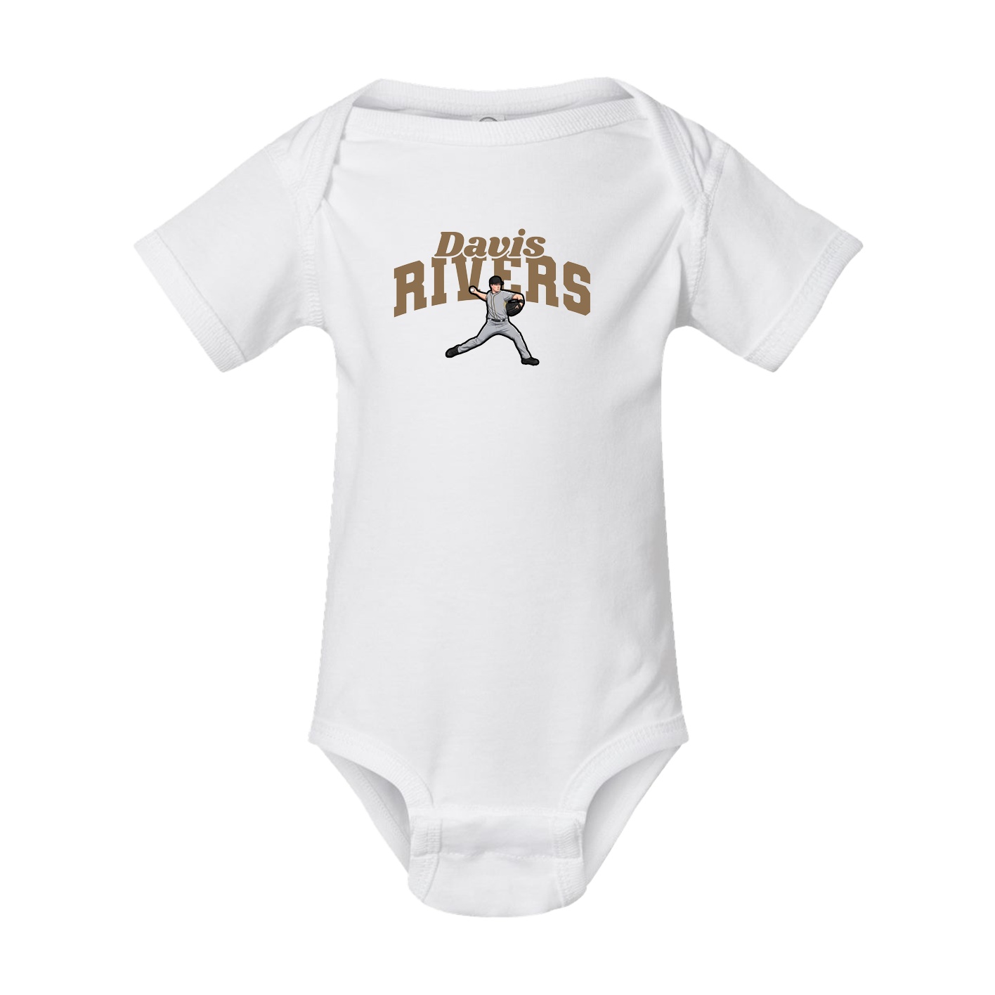 Baby Onesie — Signature Arch in White